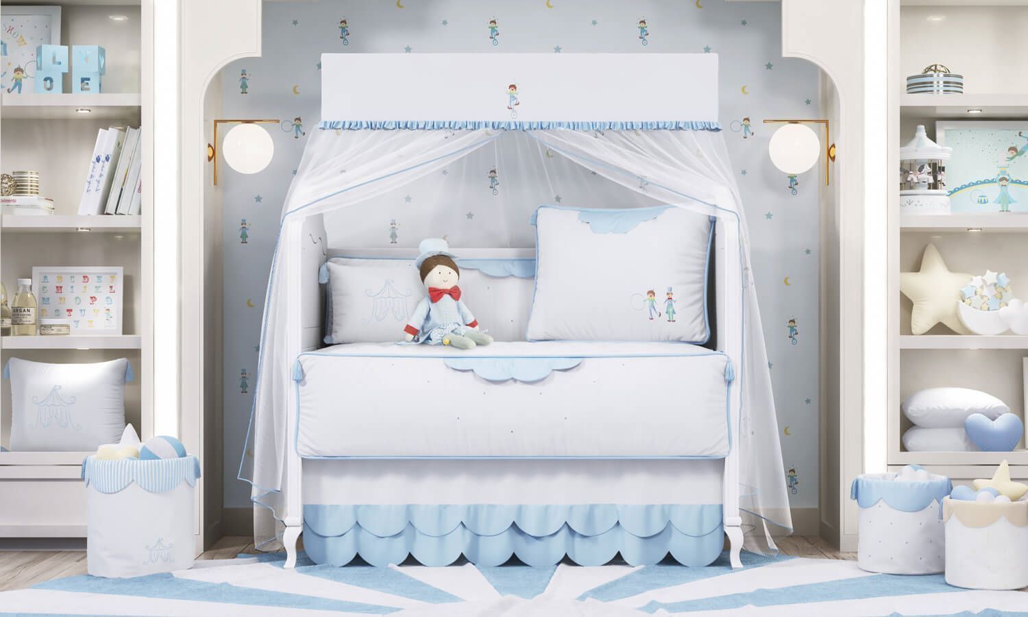 Kit Berço Circo Mágico