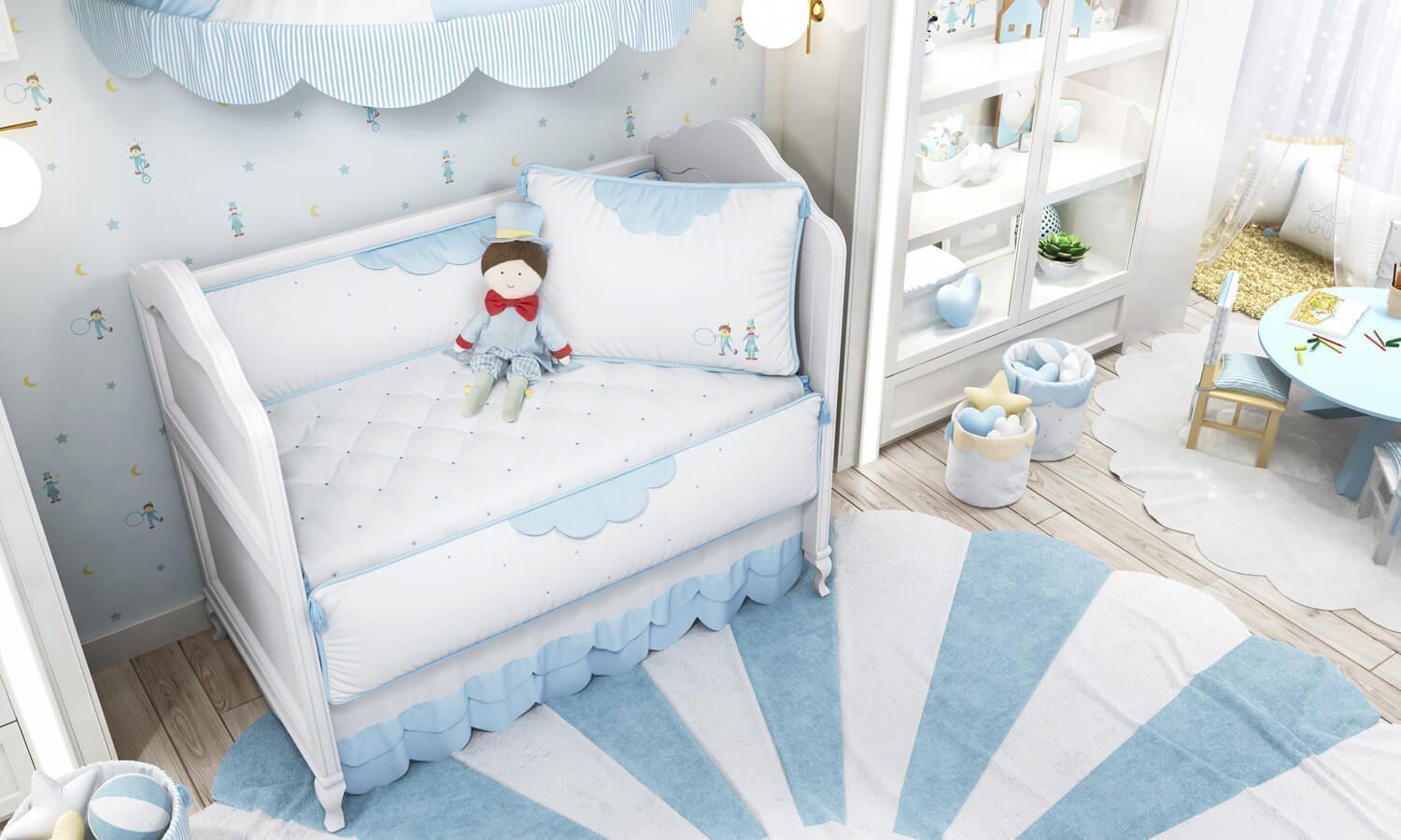 Kit Berço Circo Mágico