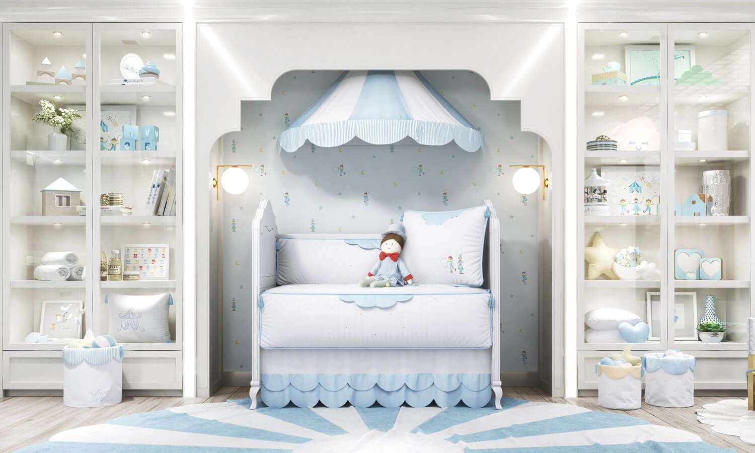 Kit Berço Circo Mágico