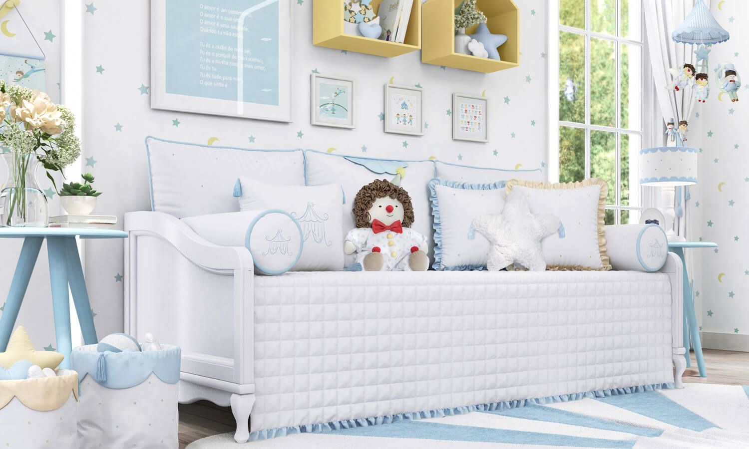 Kit Cama Babá Circo Mágico