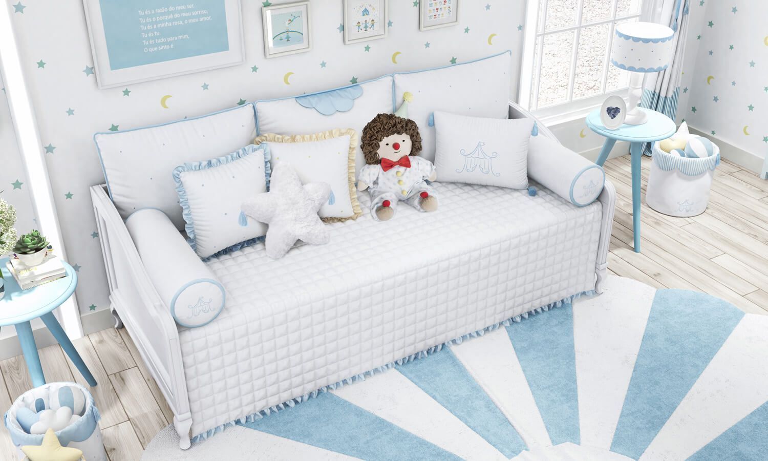 Kit Cama Babá Circo Mágico