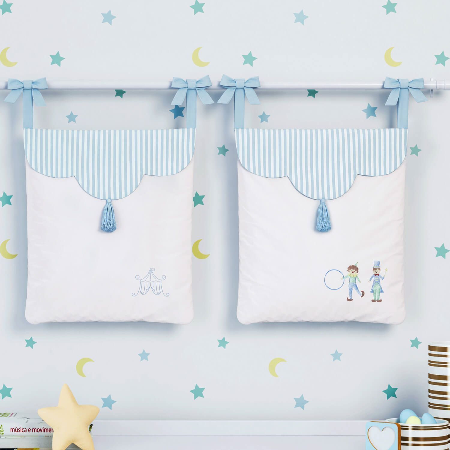 Porta Fraldas Circo Mágico