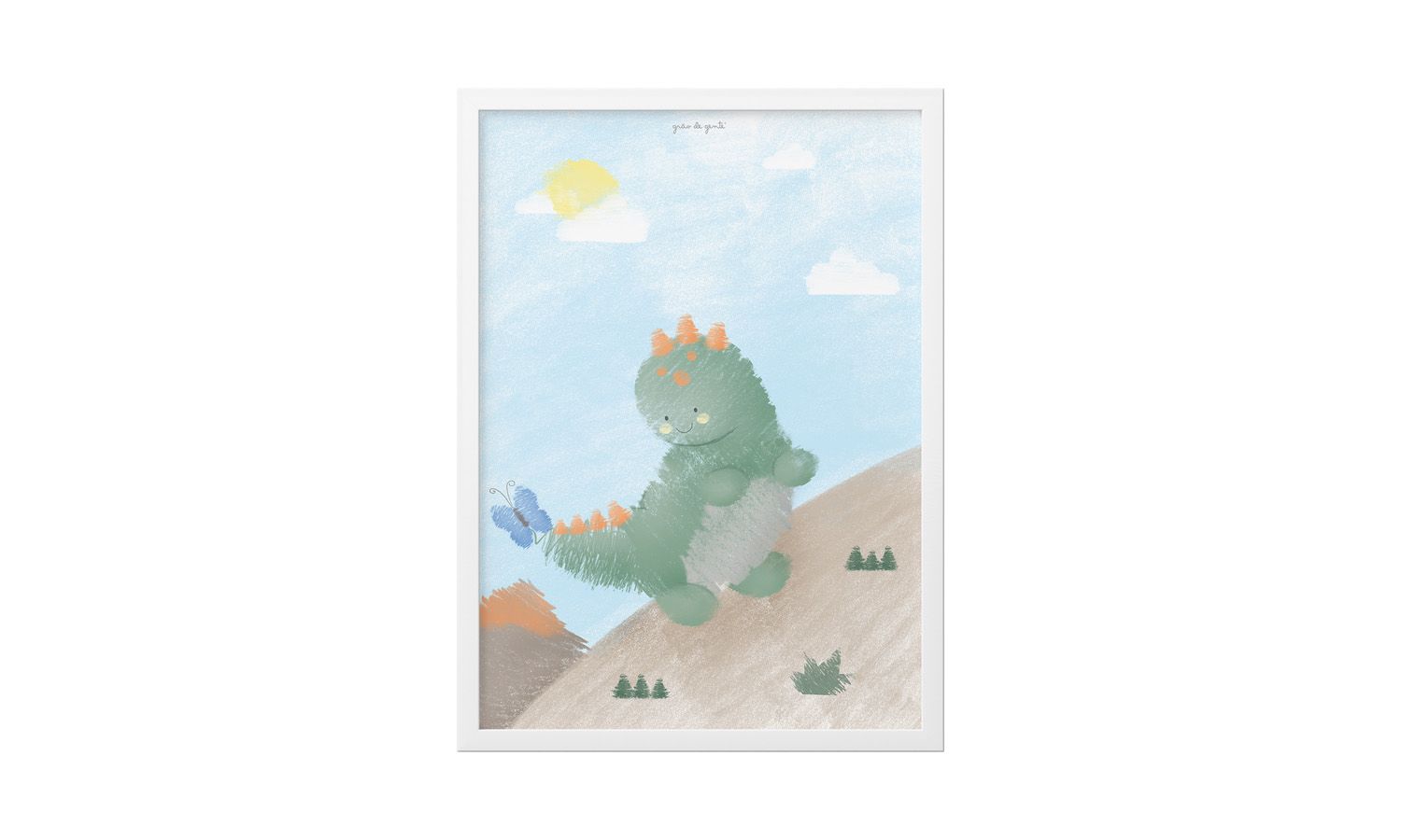 Quadro Amiguinho Dino 34cm 
