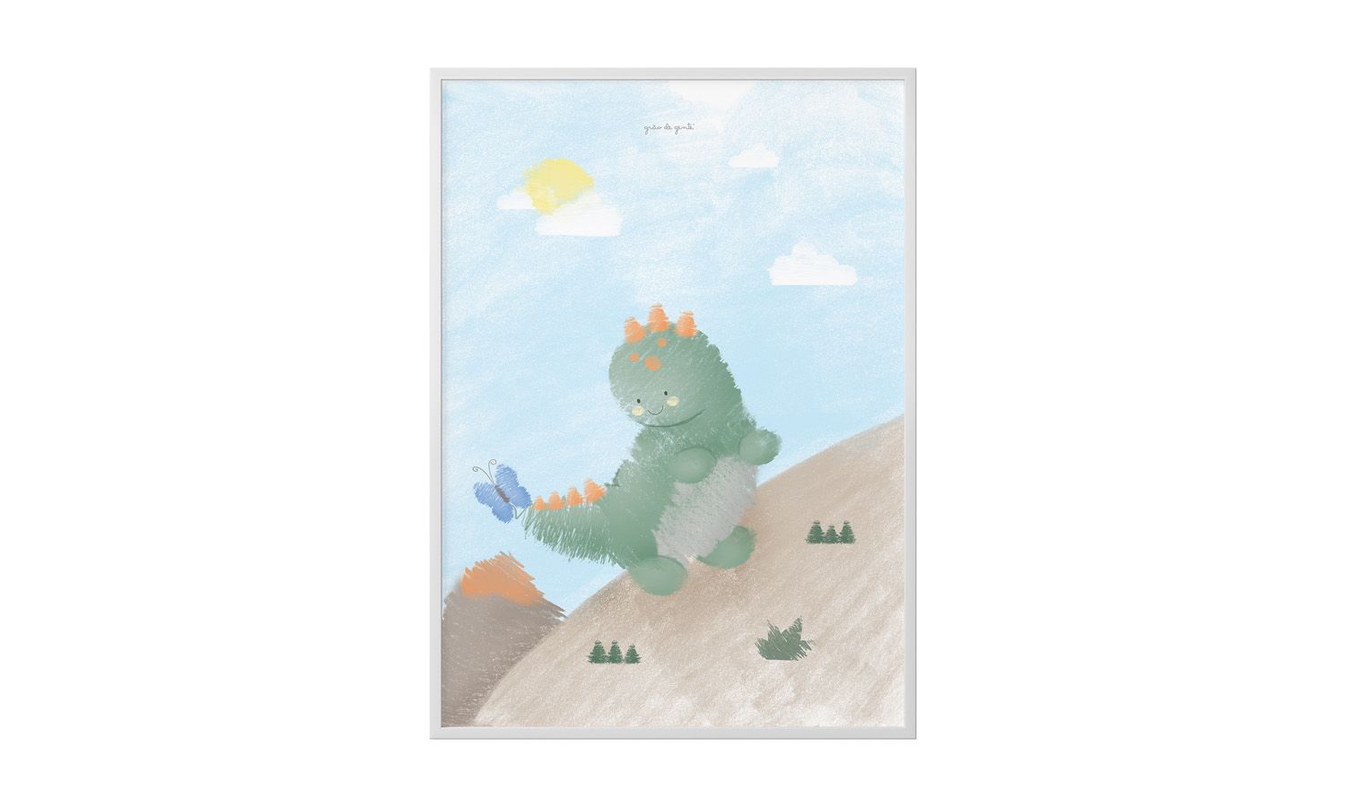 Quadro Amiguinho Dino 25cm 
