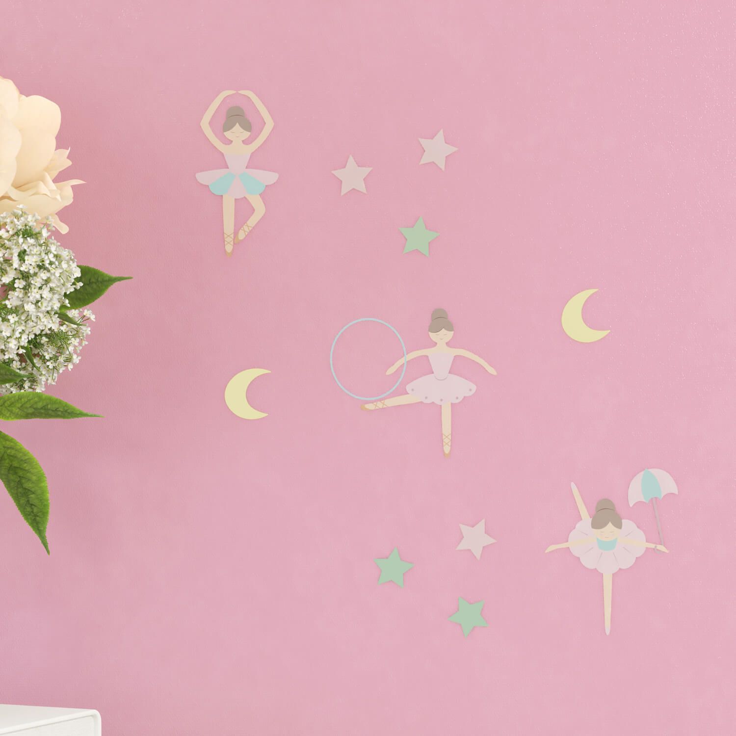 Adesivos de Parede Bailarinas Trapezistas