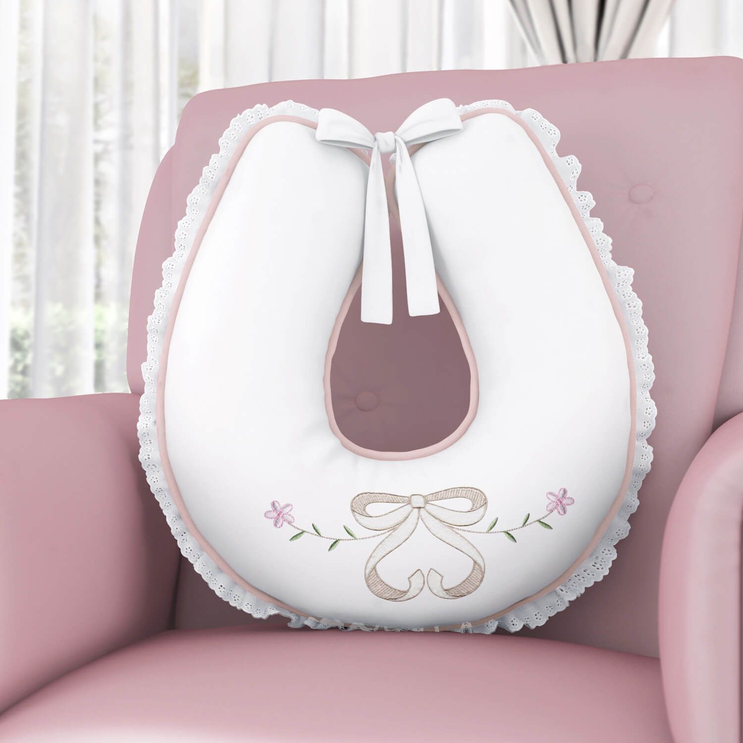 Almofada Amamentação Sophia Rosé