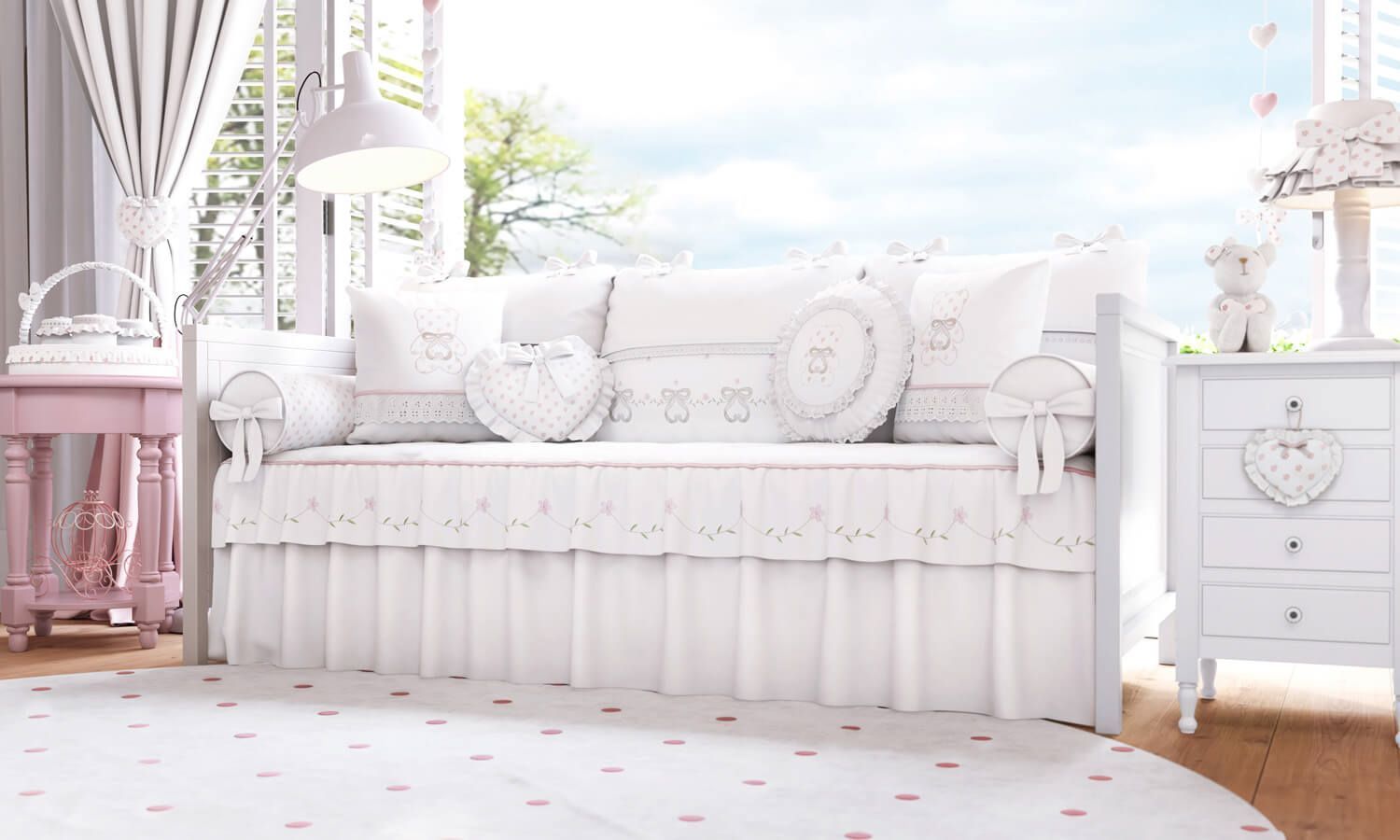 Kit Cama Babá Sophia Provençal