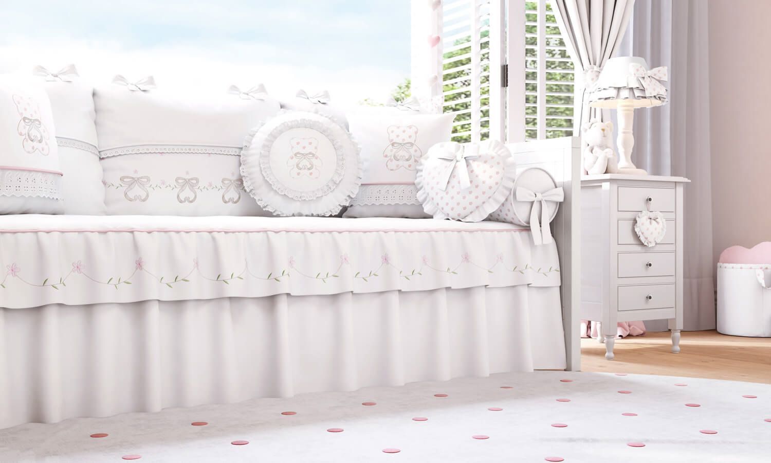 Kit Cama Babá Sophia Provençal