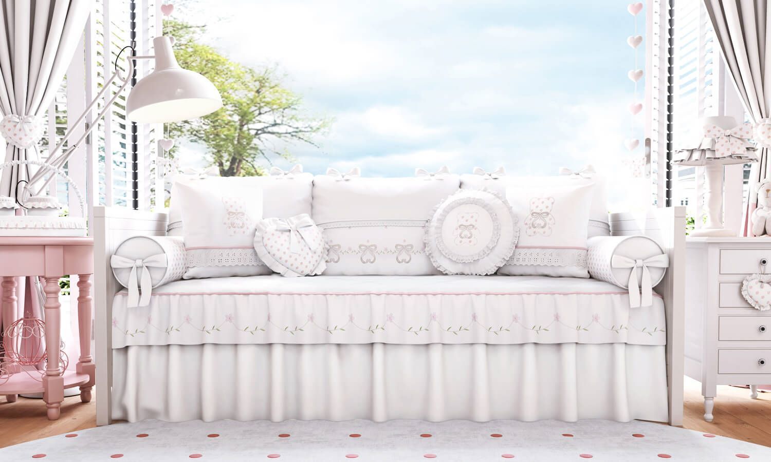 Kit Cama Babá Sophia Provençal