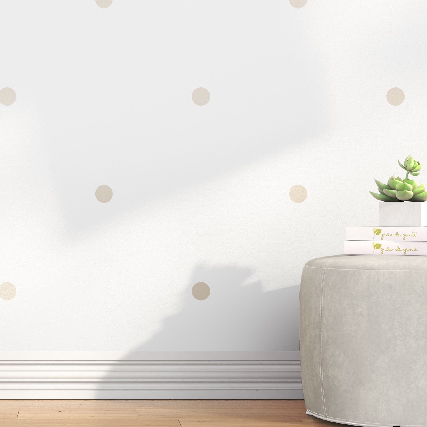 Papel de Parede Poá Azul 3m