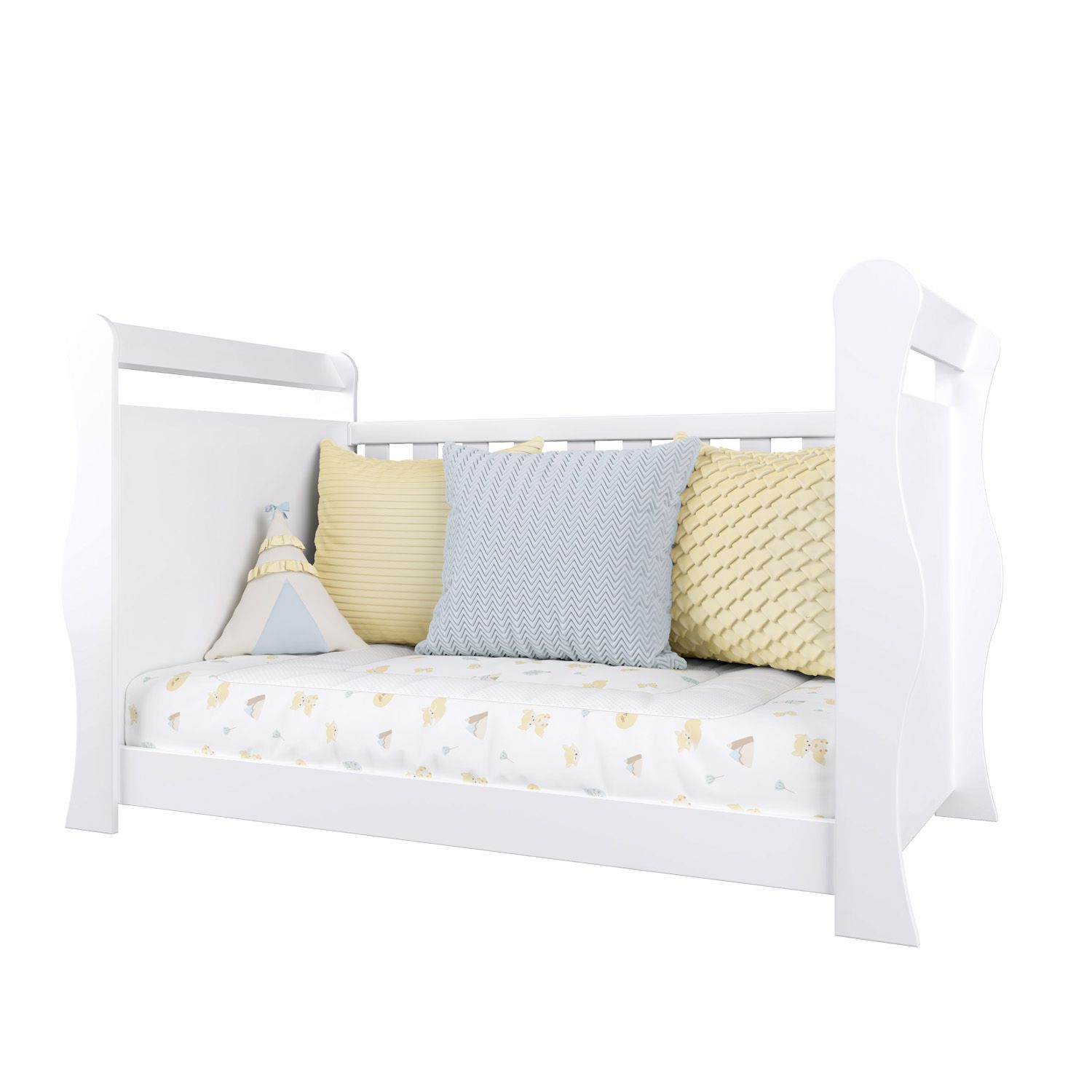 Berço Americano Branco Dom