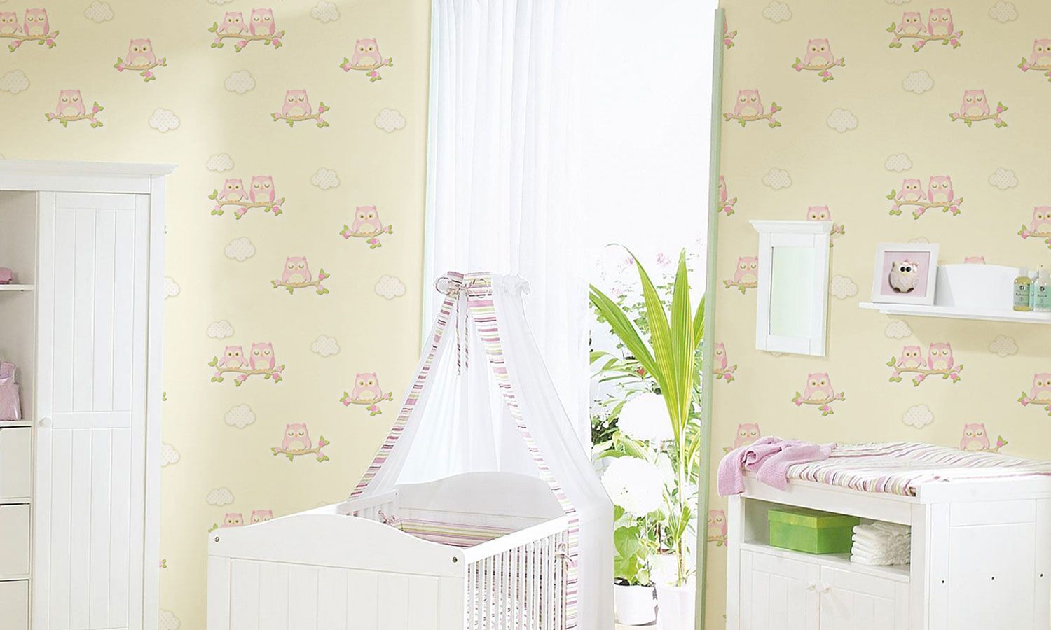 Papel de Parede Corujinhas 10m