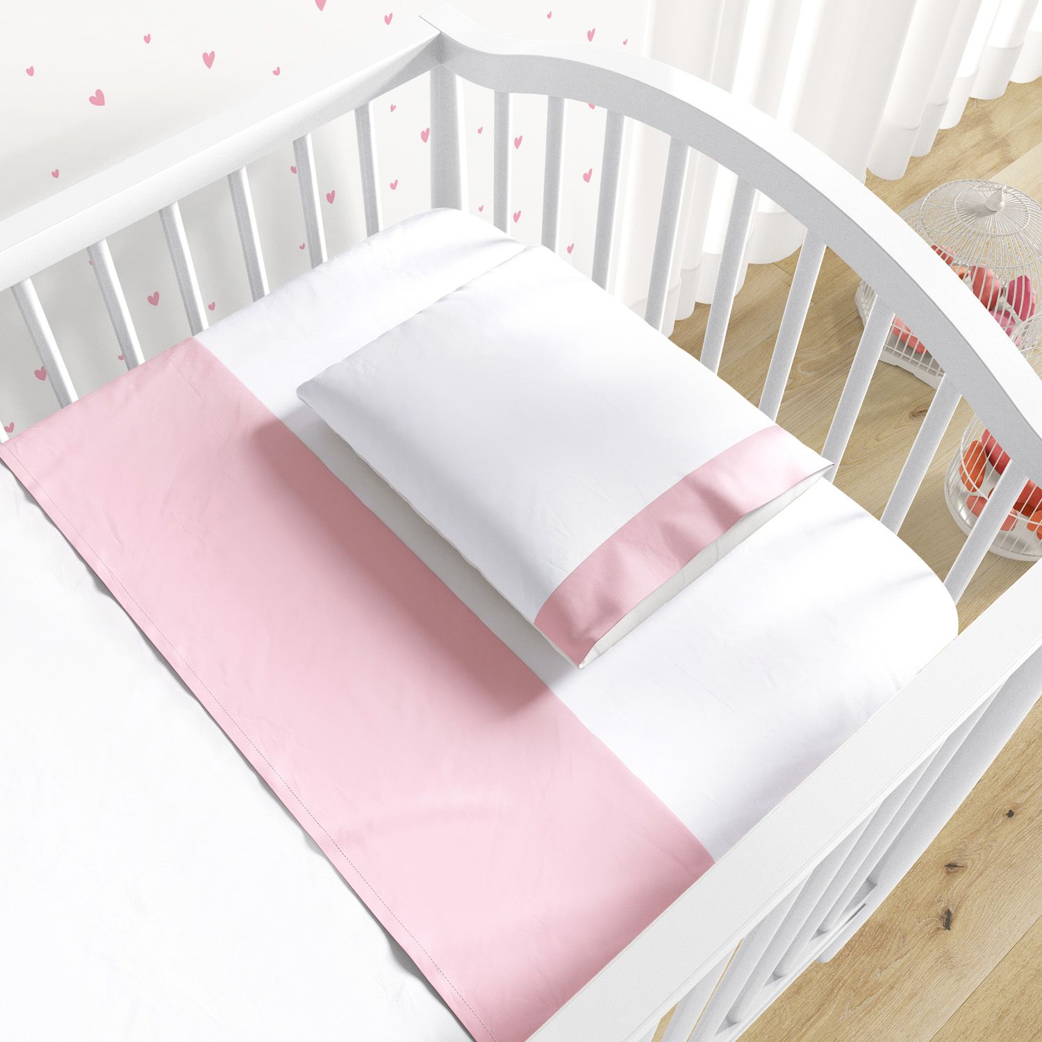 Jogo de Lençol Berço Azul Marinho 3 peças