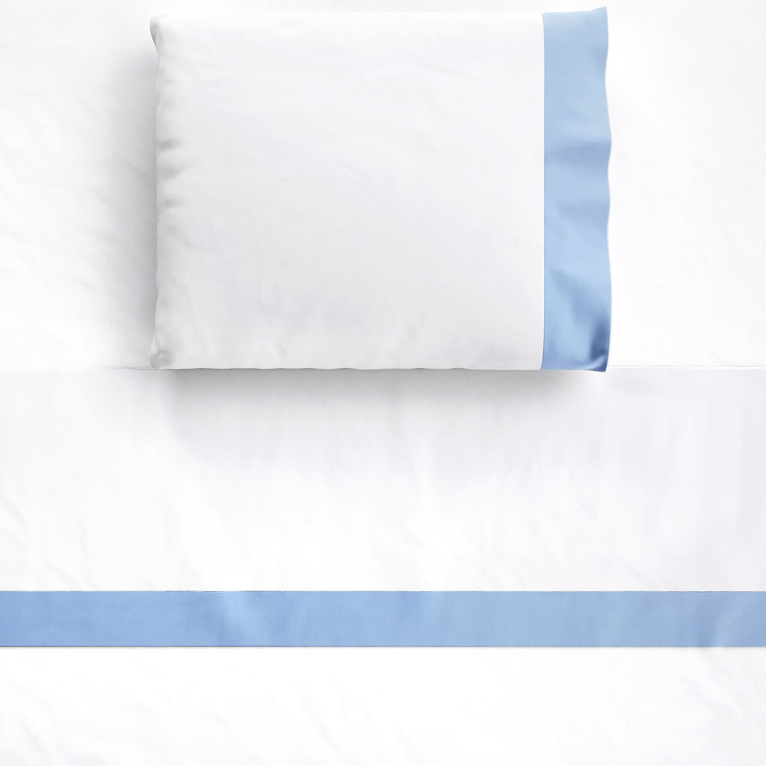 Jogo de Lençol Berço Faixa Rosé 3 peças