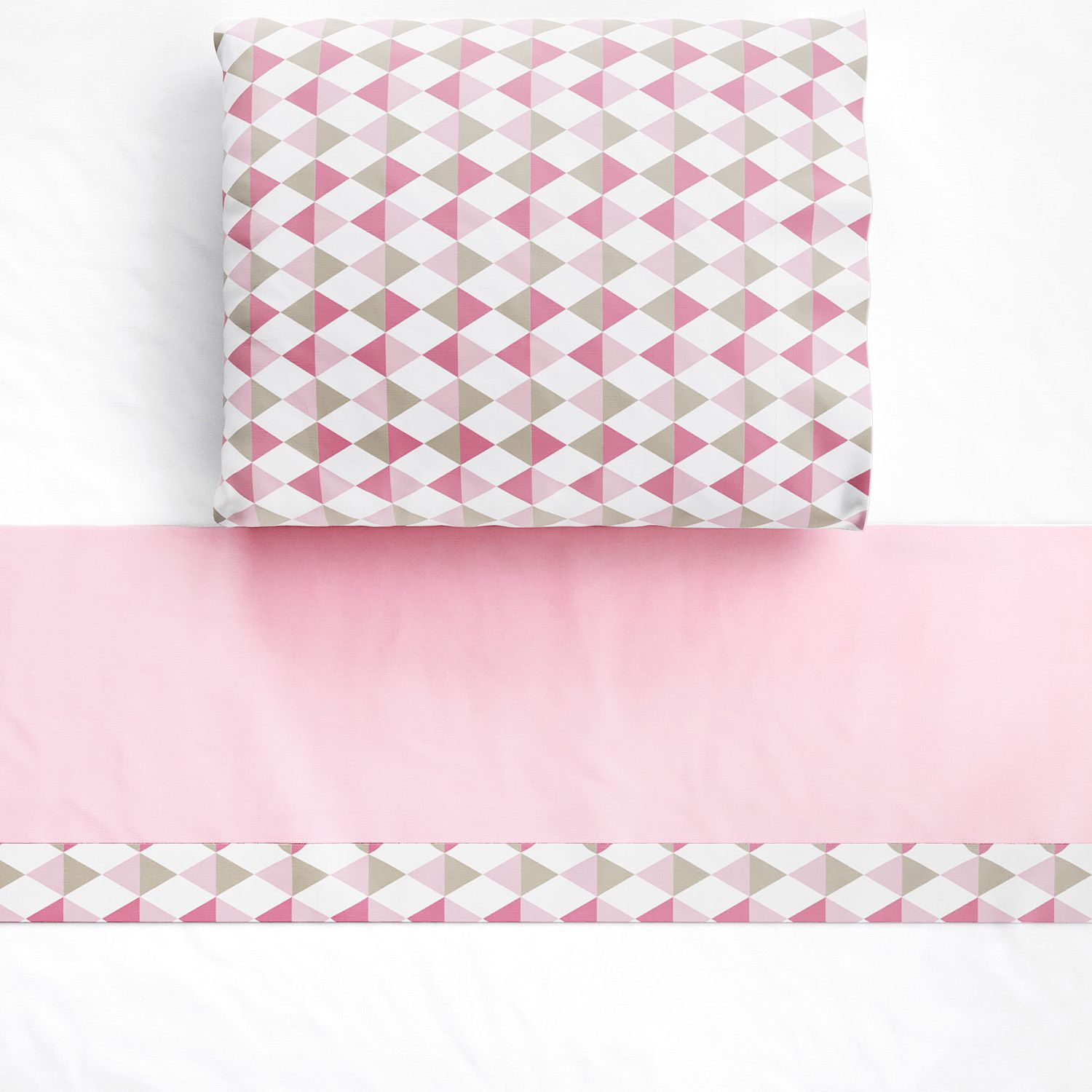 Jogo de Lençol Berço Losango Azul 3 peças