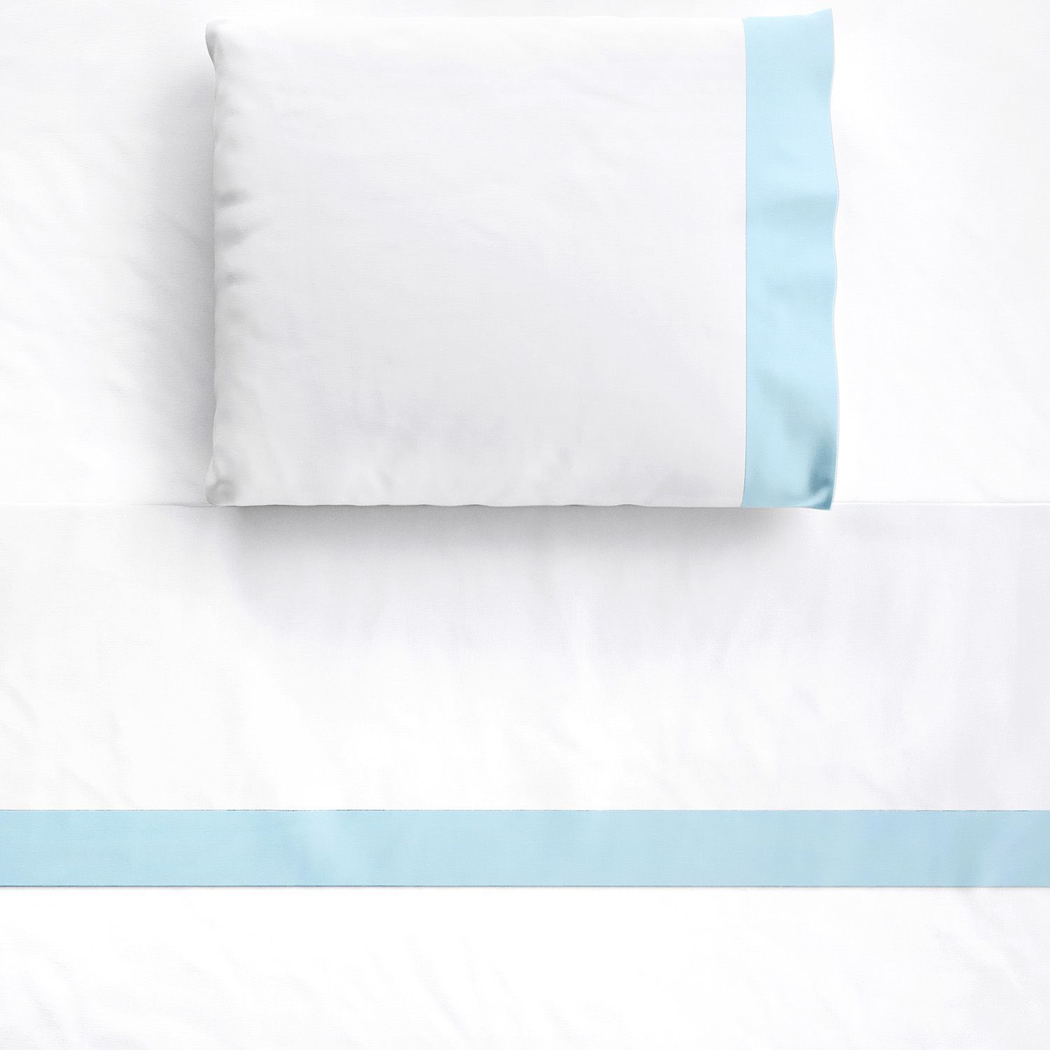 Jogo de Lençol Berço Faixa Rosé 3 peças