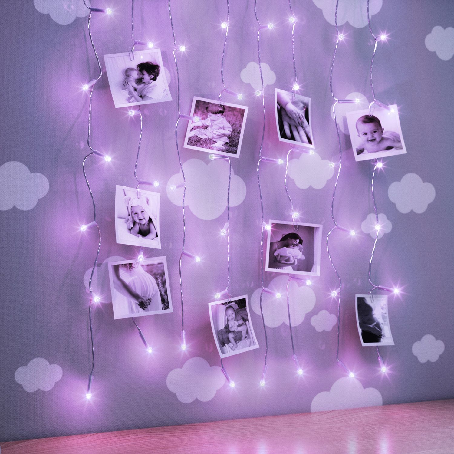 Pisca Pisca Cascata Azul 3,4m com 200 Lâmpadas