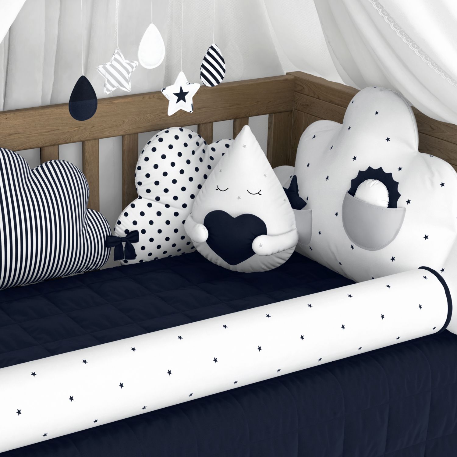 Kit Berço Nuvem de Algodão