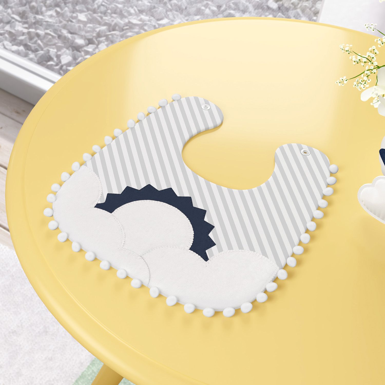 Babador Sol na Nuvem de Algodão