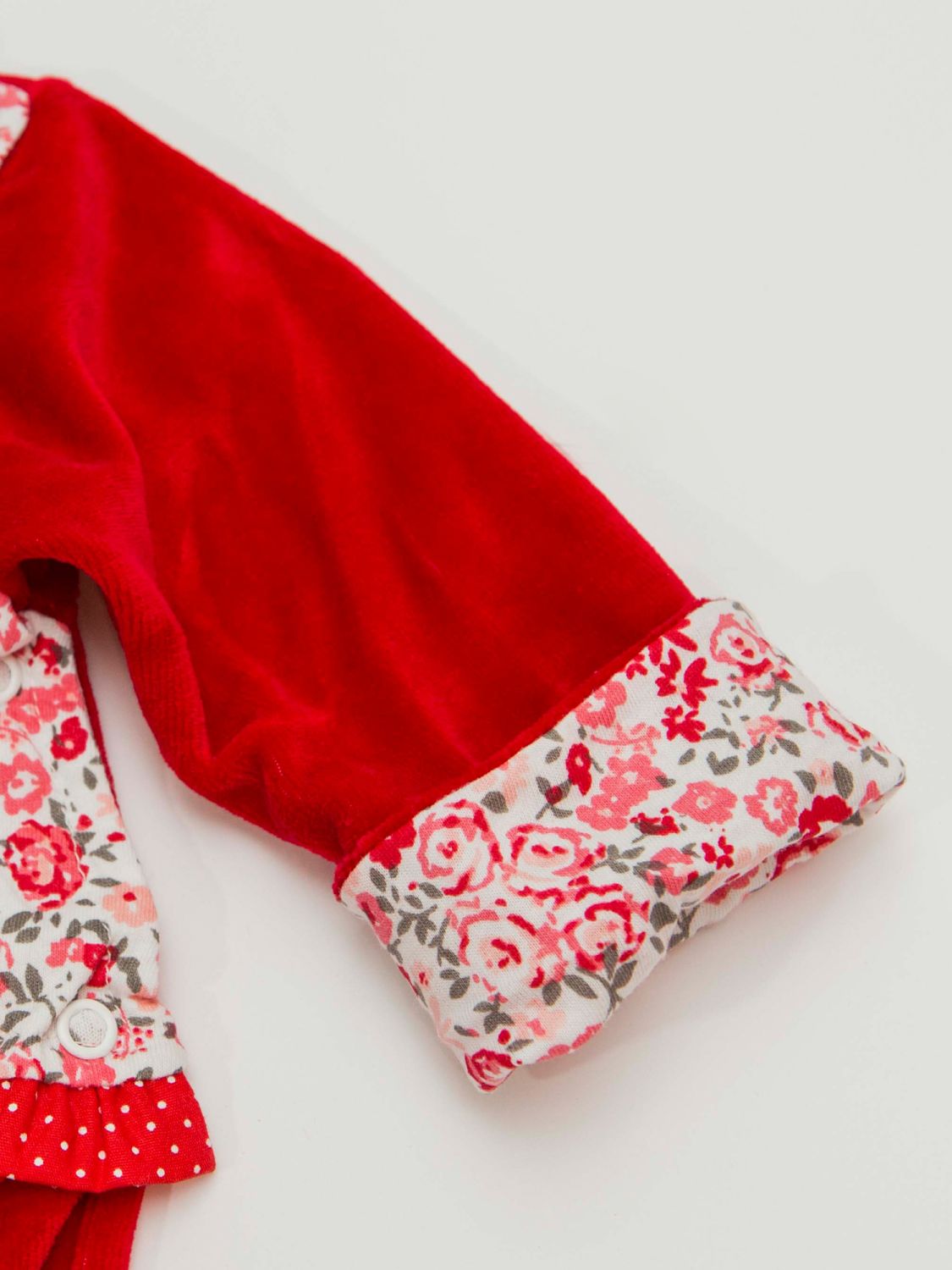 Macacão Longo Bebê Vermelho