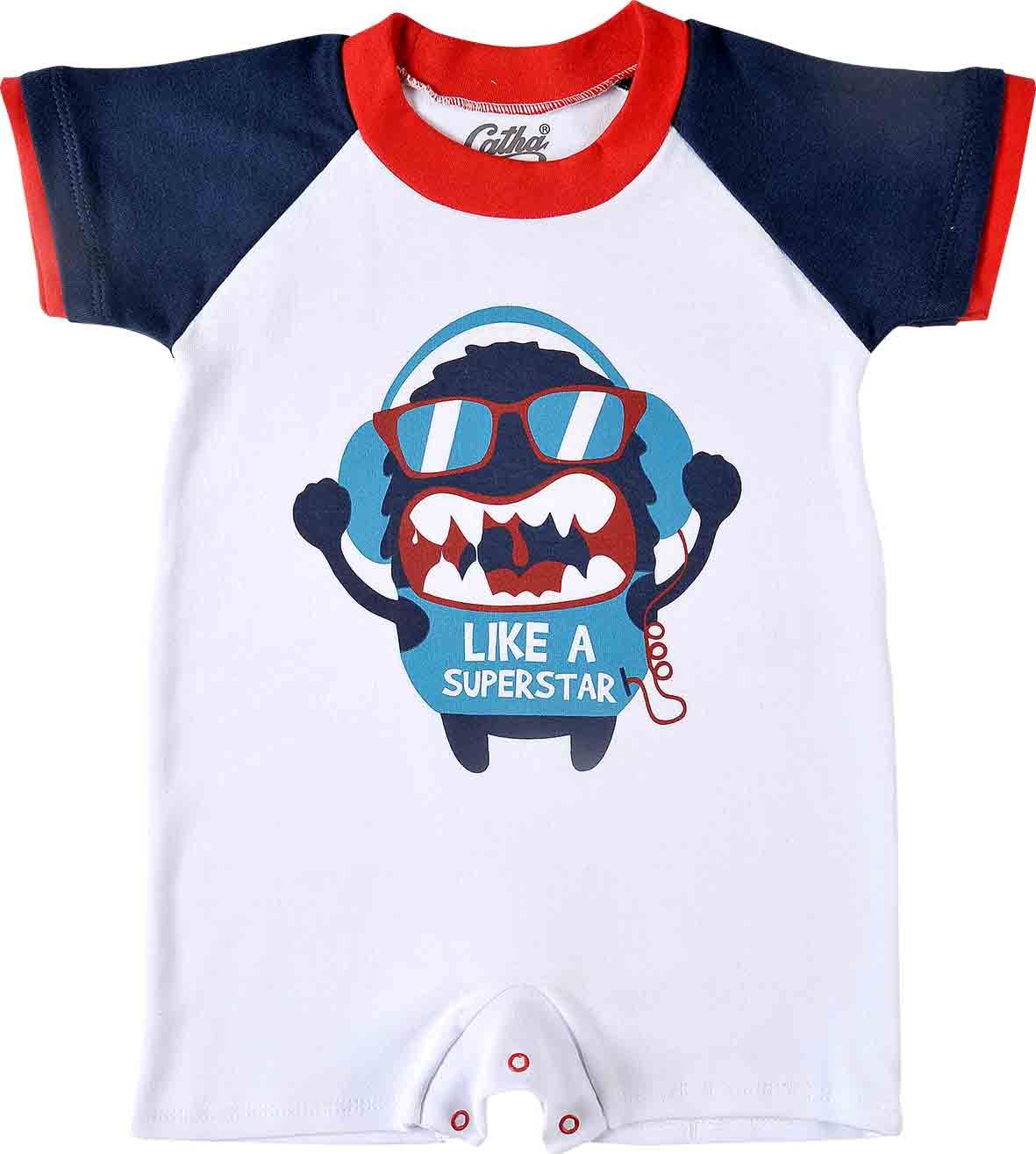 Macacão Curto Bebê Branco