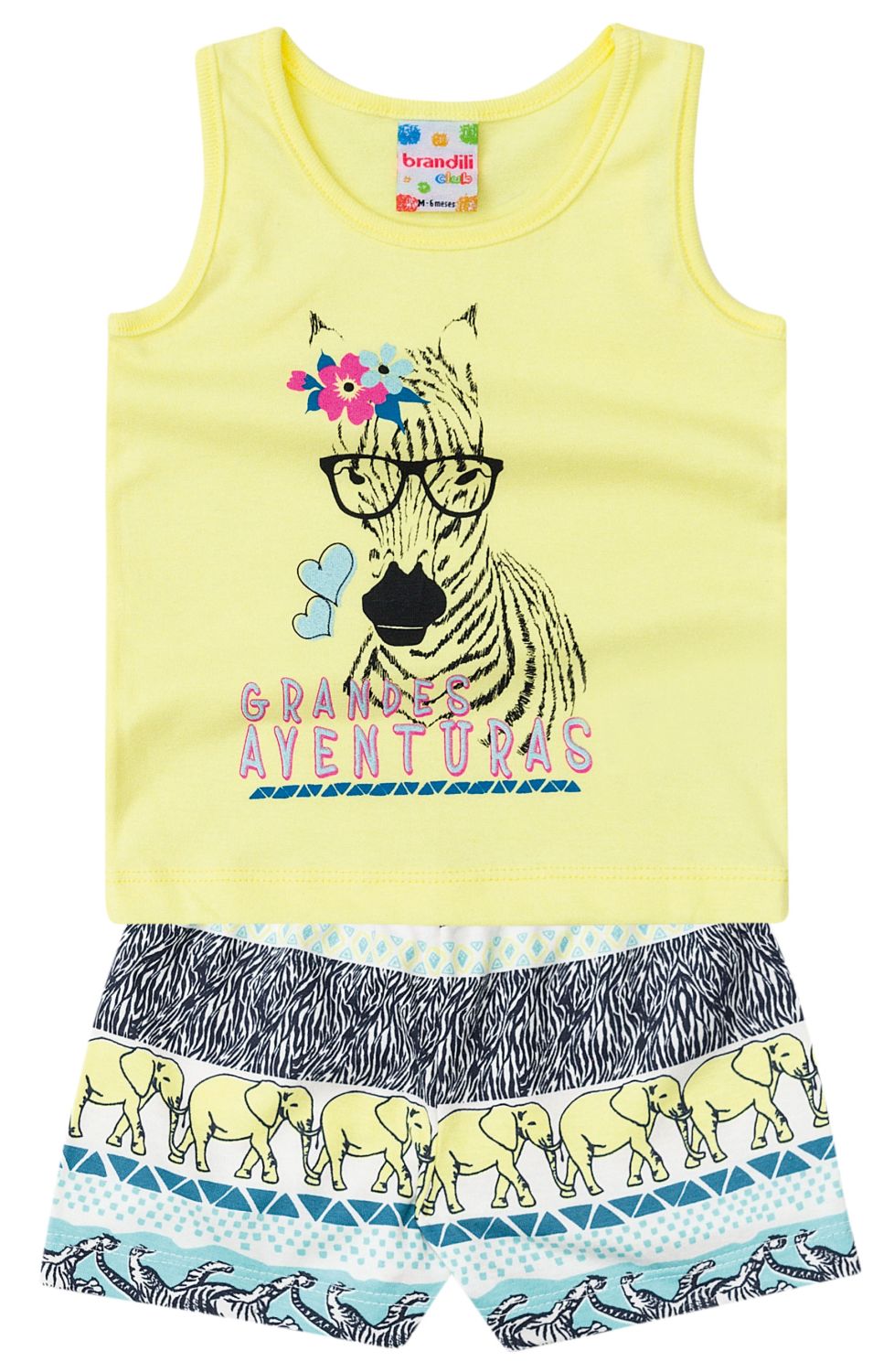 Conjunto Curto Bebê Shorts