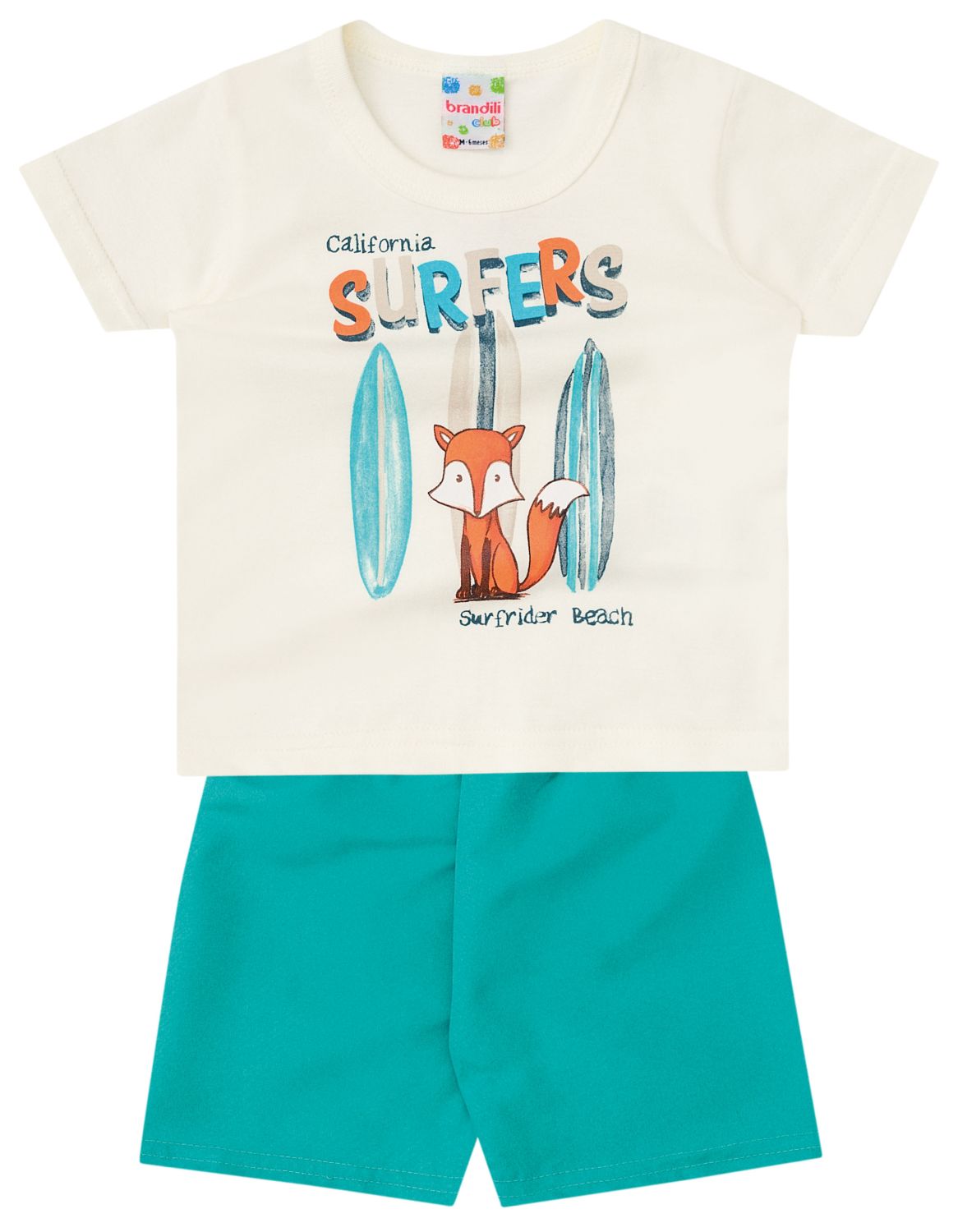 Conjunto Curto Bebê Tactel