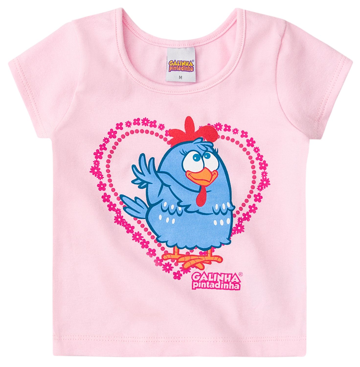 Conjunto Curto Bebê Galinha Pintadinha