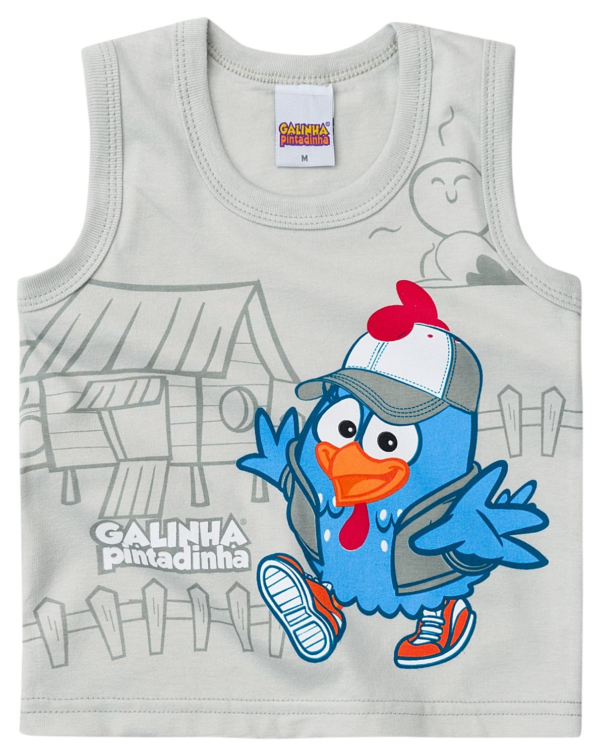 Regata Bebê Galinha Pintadinha