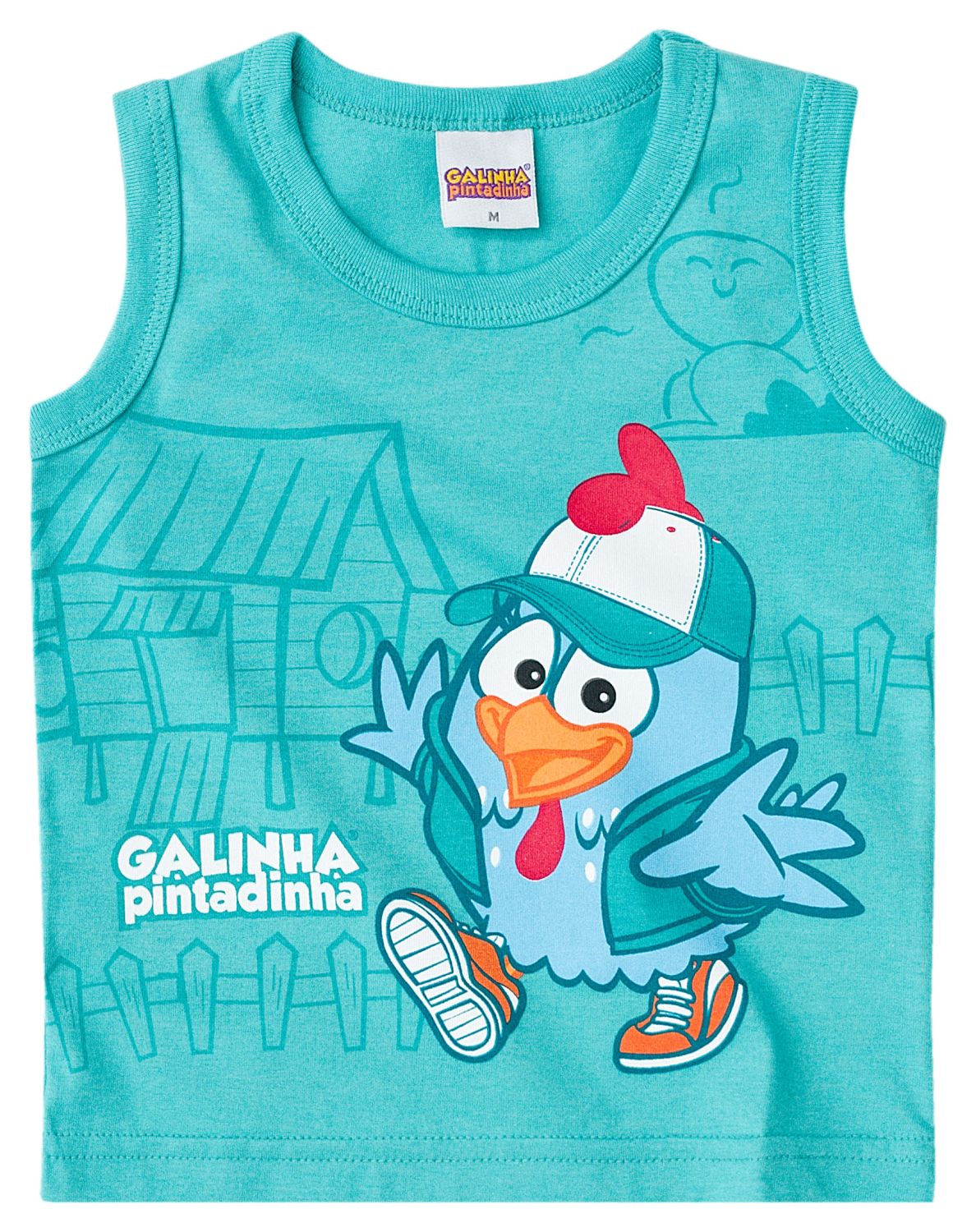 Regata Bebê Galinha Pintadinha