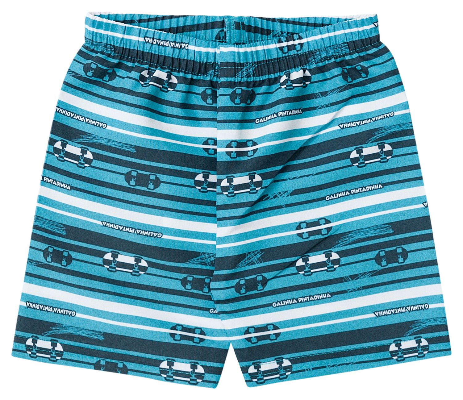 Conjunto Curto Bebê Branco Galinha Pintadinha