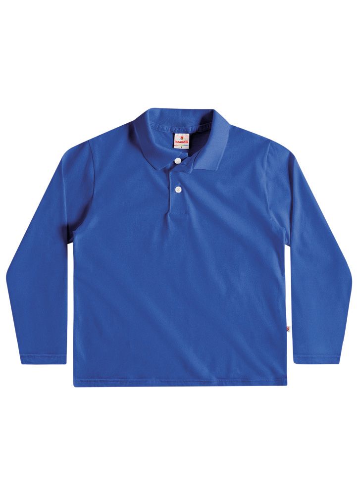 Camiseta Polo Manga Longa Bebê Básica