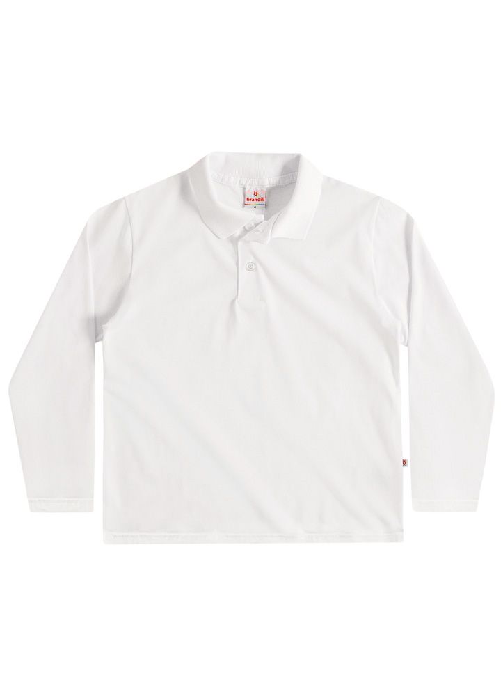 Camiseta Polo Manga Longa Bebê Básica