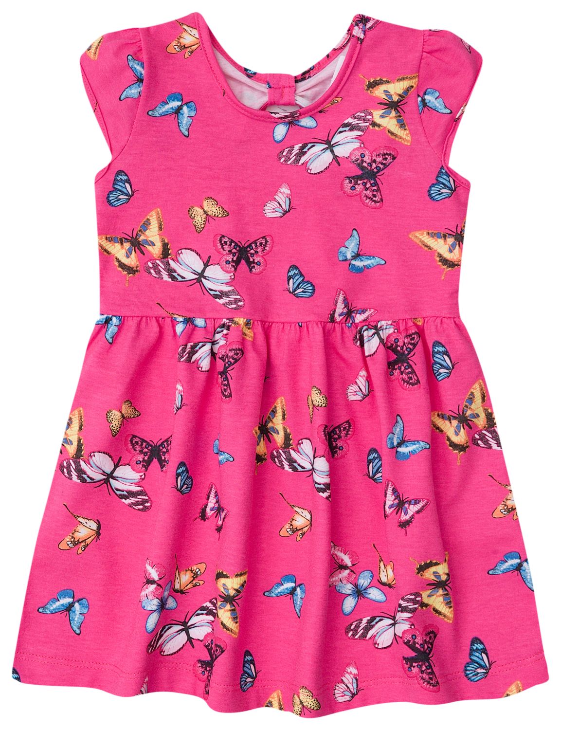 Vestido Curto Rosa Estampado