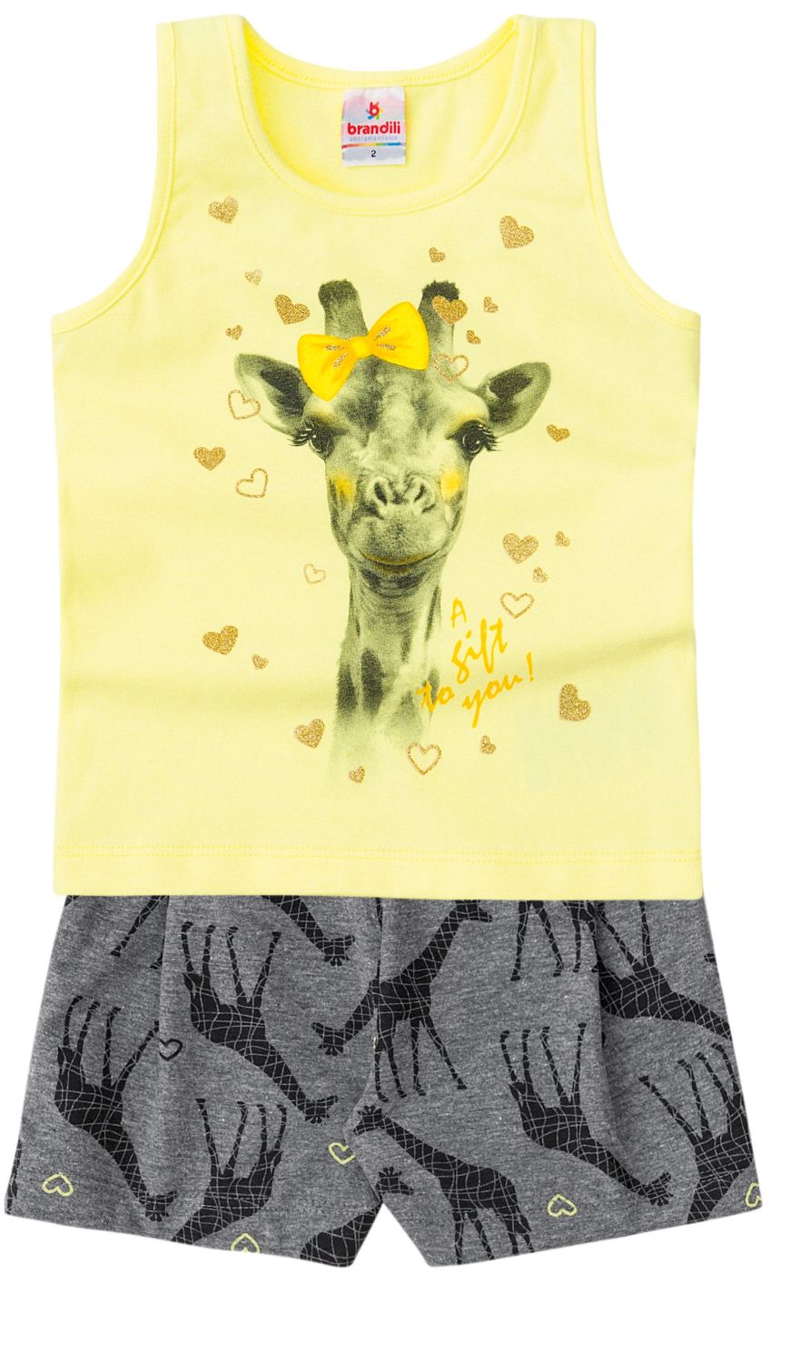 Conjunto Curto Regata Girafa