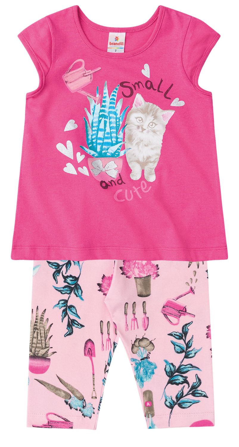 Conjunto Curto Calça Capri