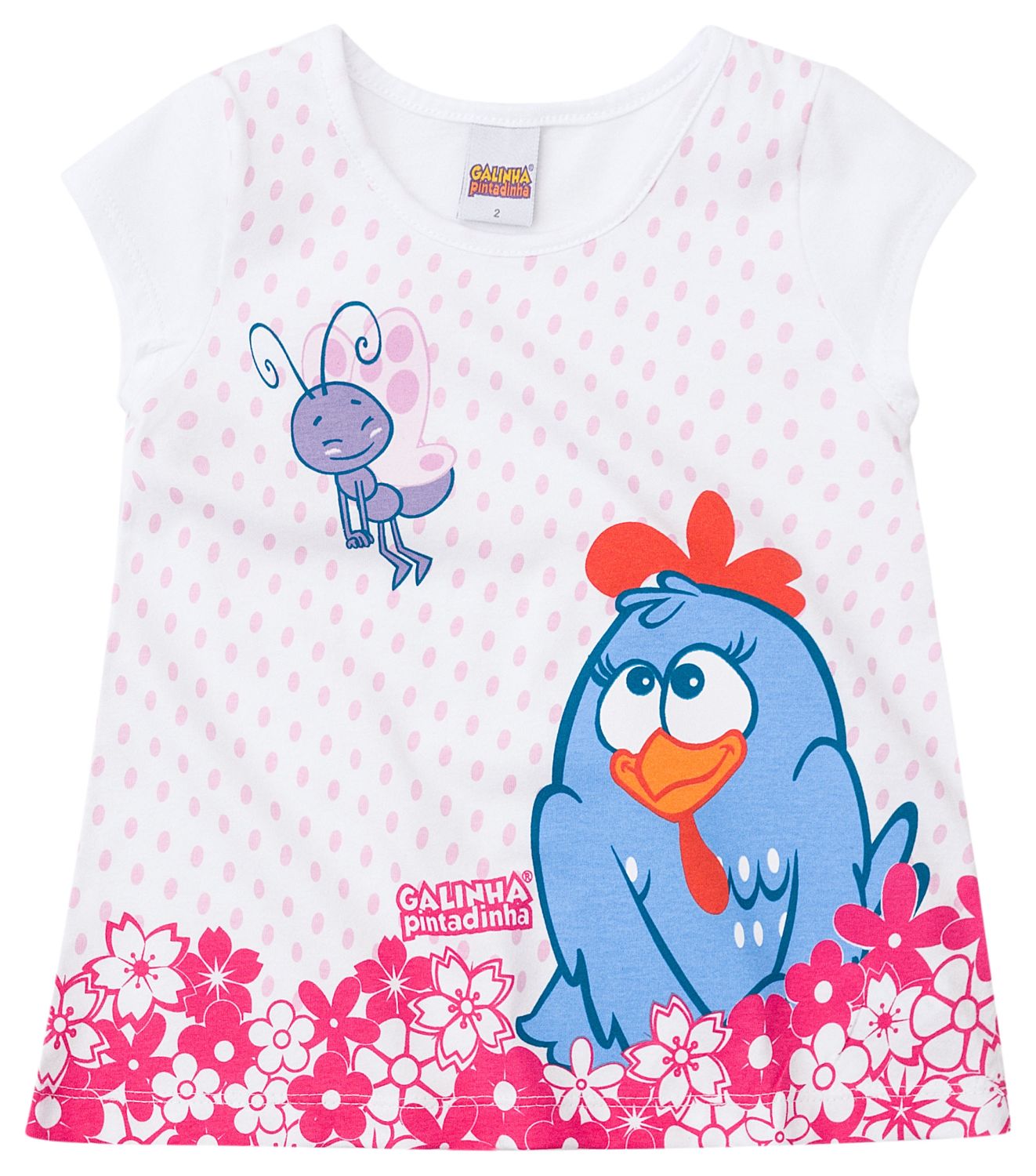 Conjunto Curto Galinha Pintadinha