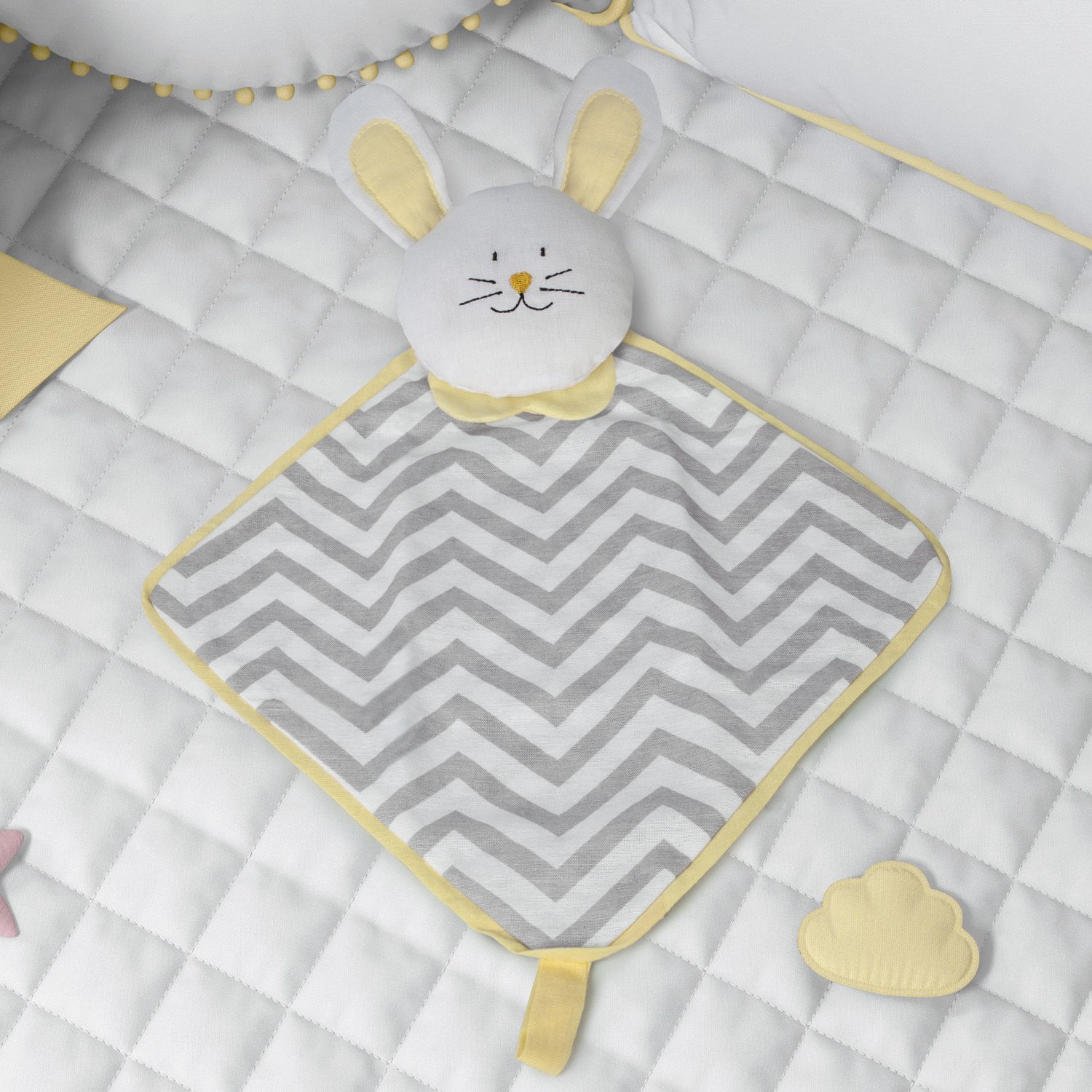 Naninha De Bebê Amiguinho Coelhinho Amarelo