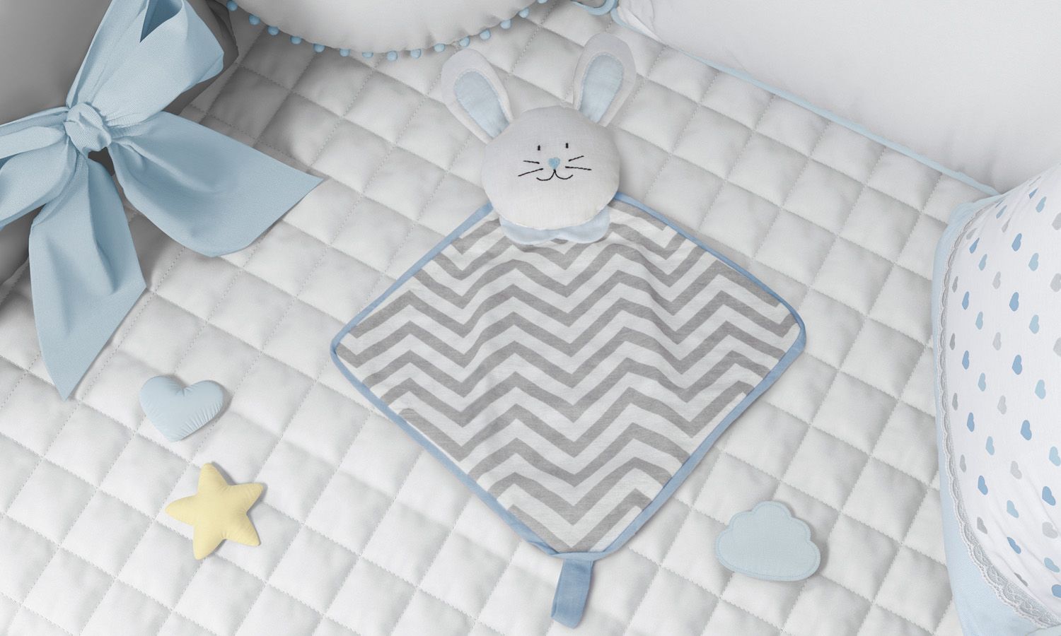 Naninha De Bebê Amiguinho Coelhinho Amarelo