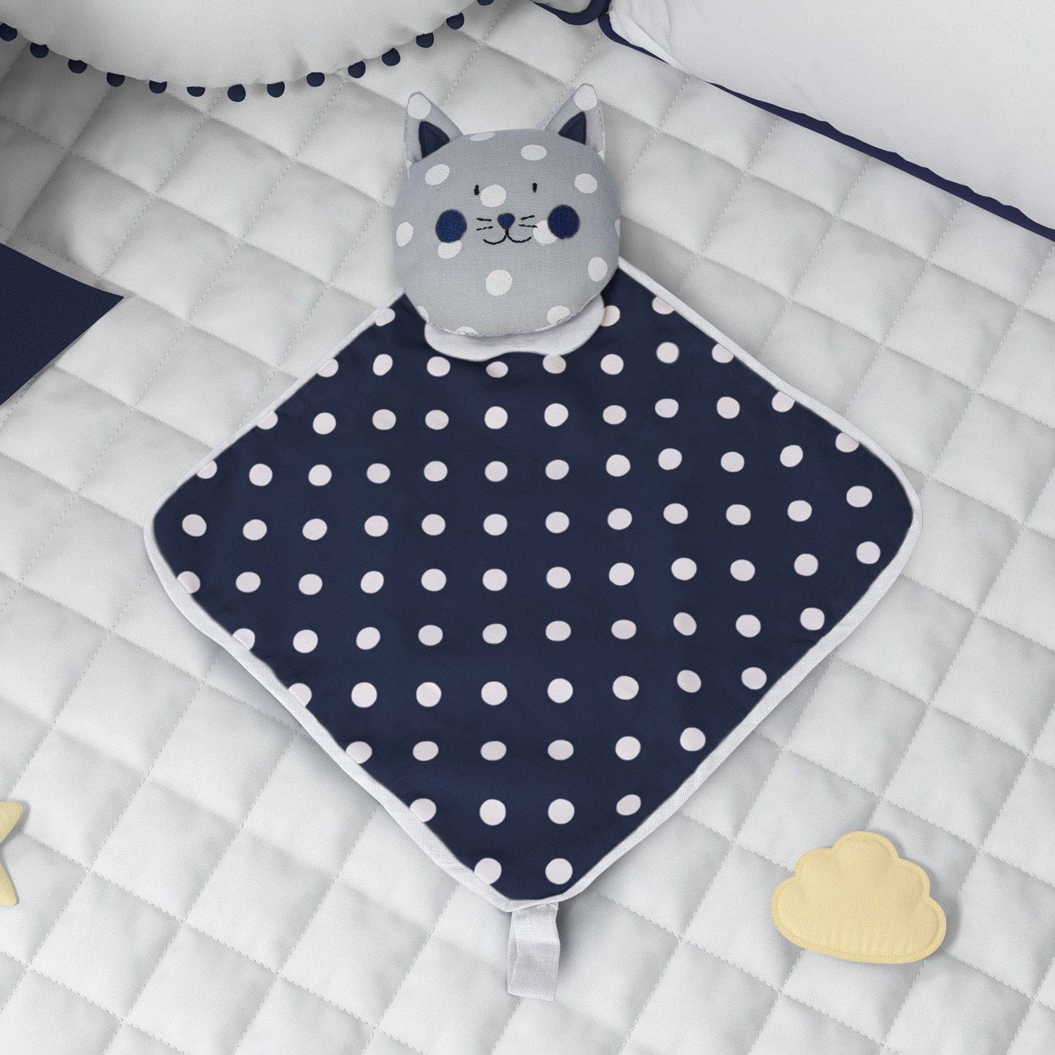 Naninha De Bebê Amiguinho Gatinho Amarelo