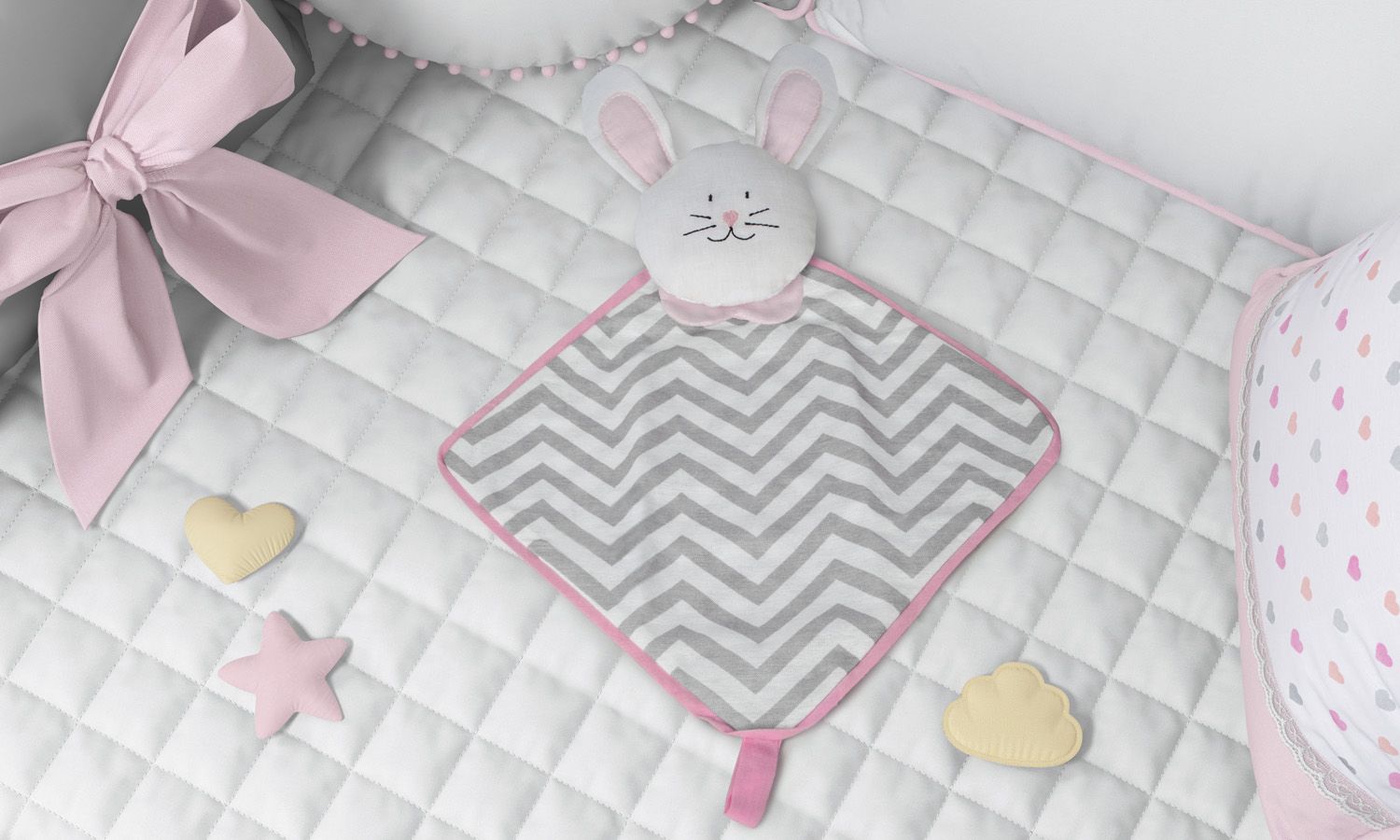 Naninha De Bebê Amiguinho Coelhinho Amarelo