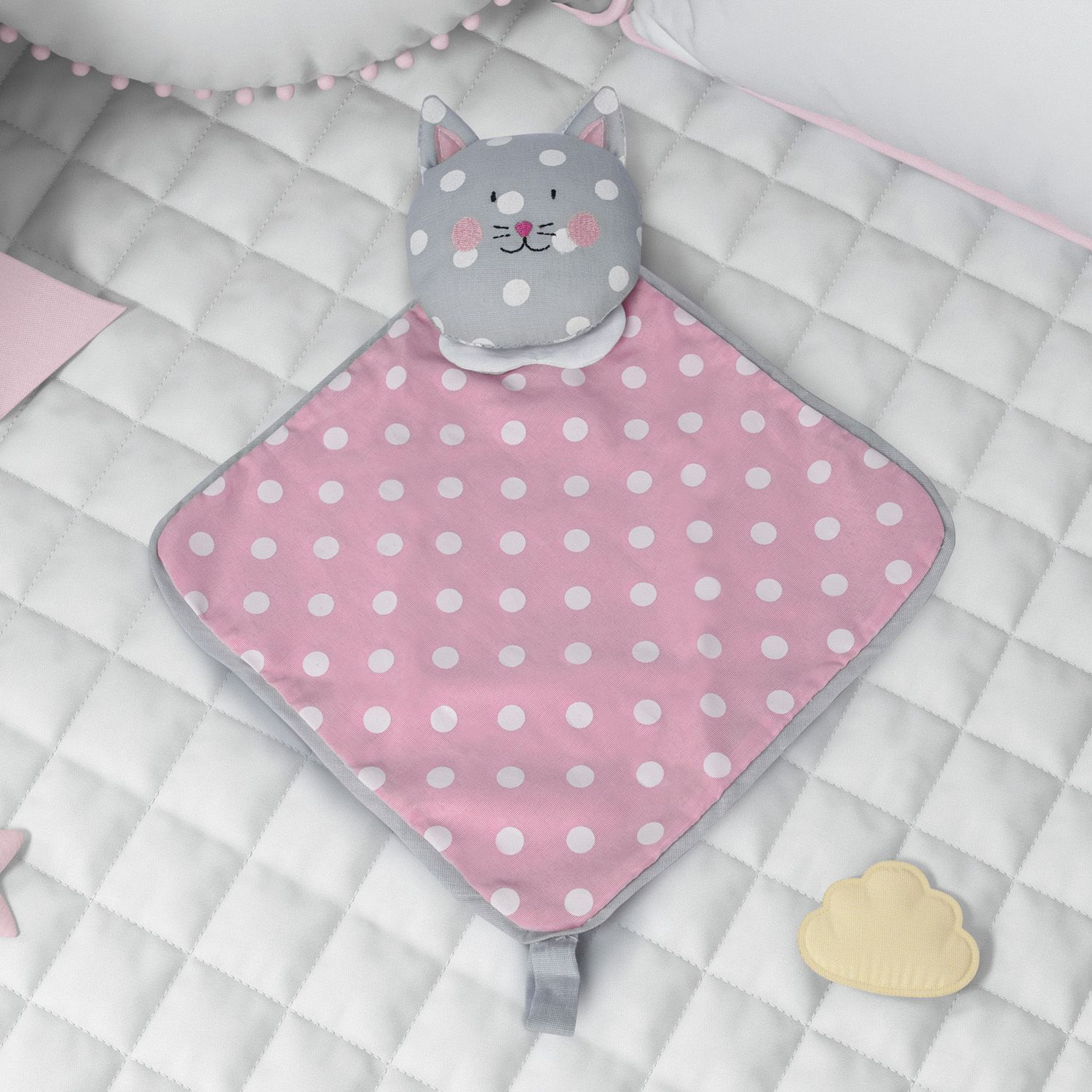 Naninha De Bebê Amiguinho Gatinho Amarelo