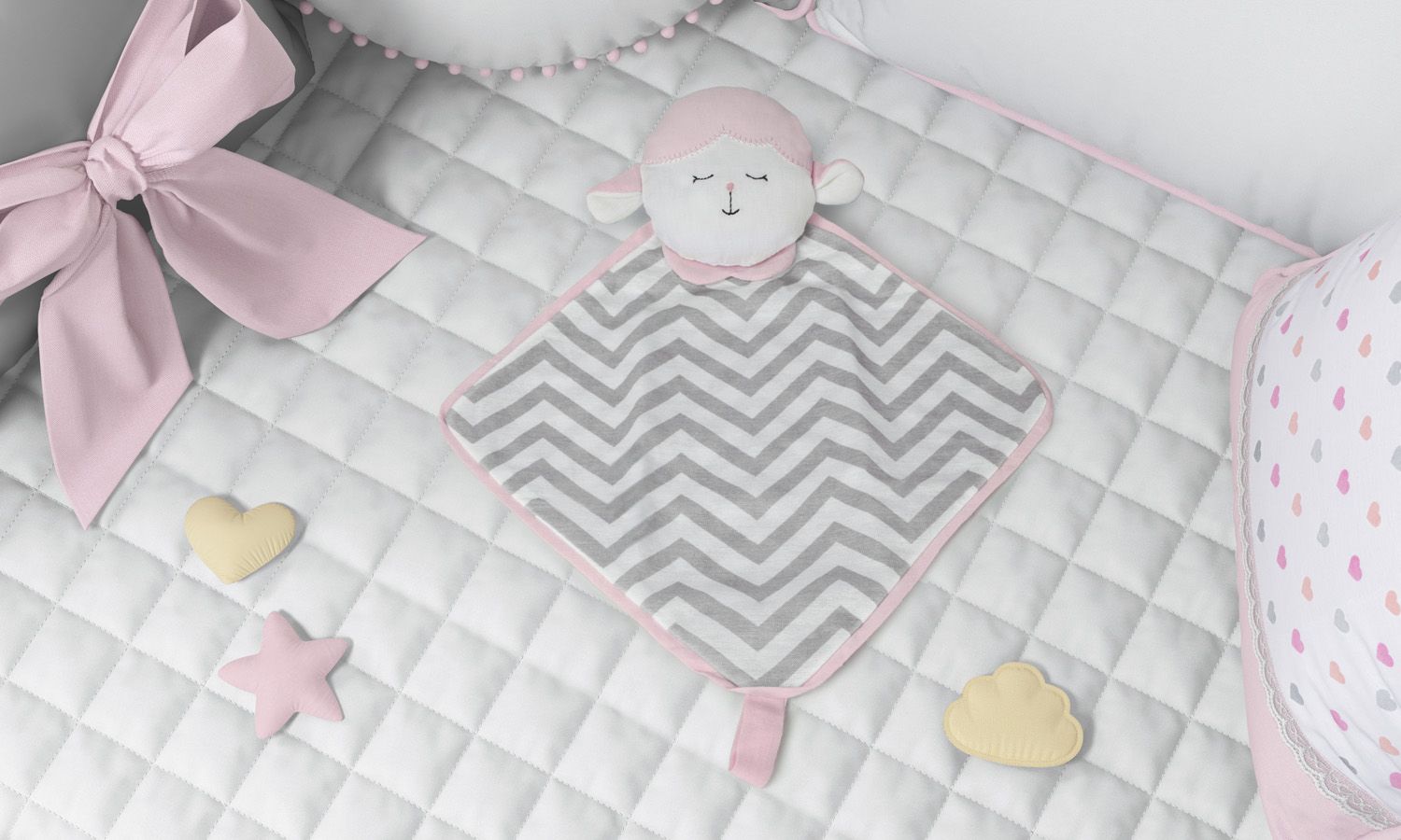 Naninha De Bebê Amiguinho Carneirinho Amarelo