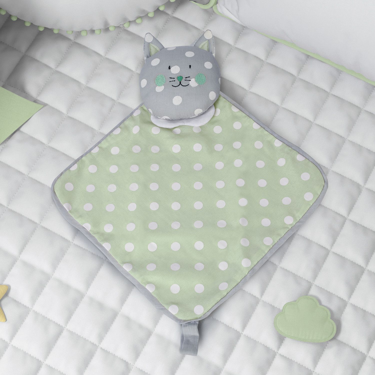 Naninha De Bebê Amiguinho Gatinho Amarelo