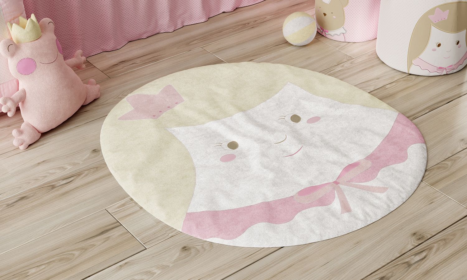 Tapete Amiguinha Princesa 80cm