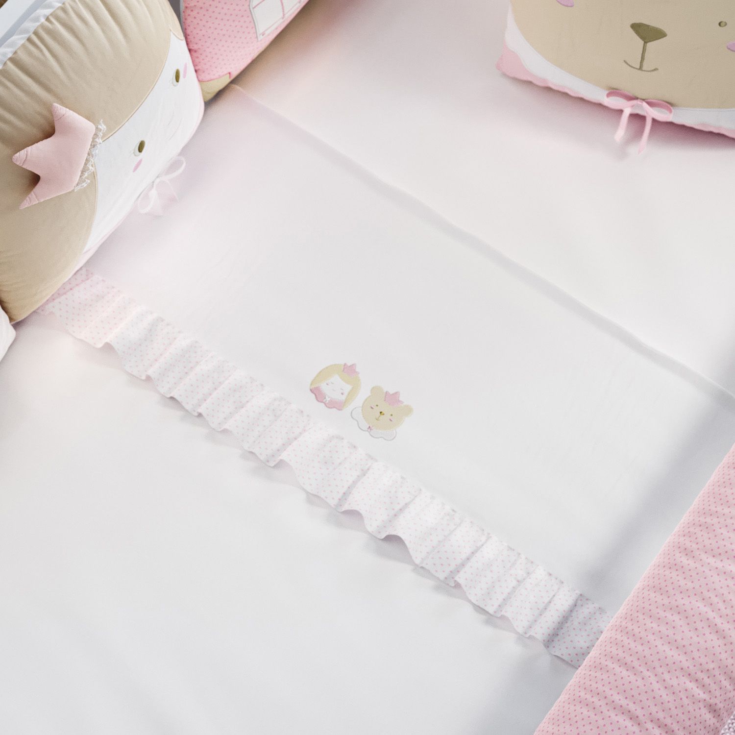 Jogo de Lençol Mini Cama Amiguinhas Realeza