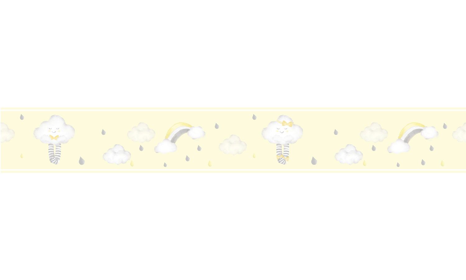 Faixa Adesiva de Parede Nuvem de Algodão