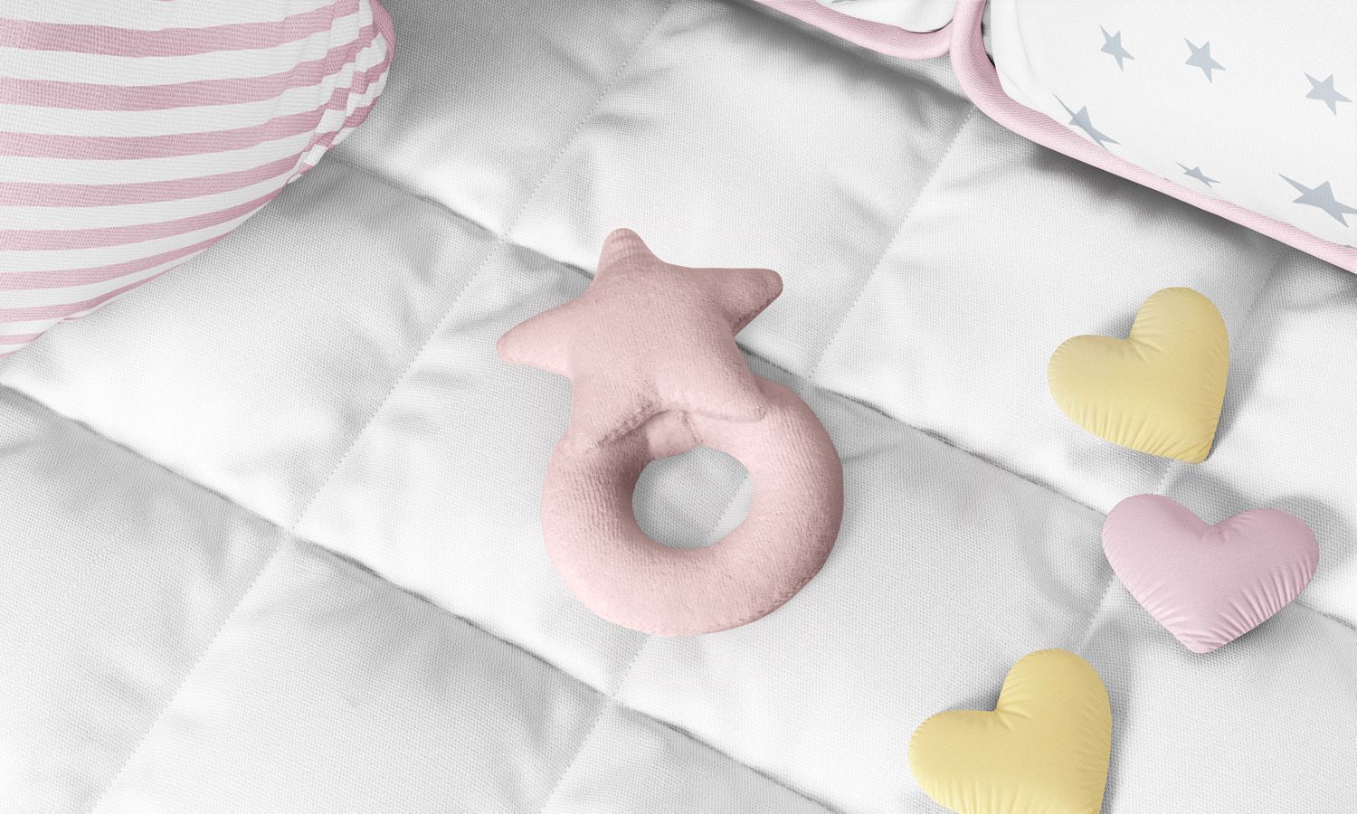 Chocalho Para Bebê Estrela Cinza