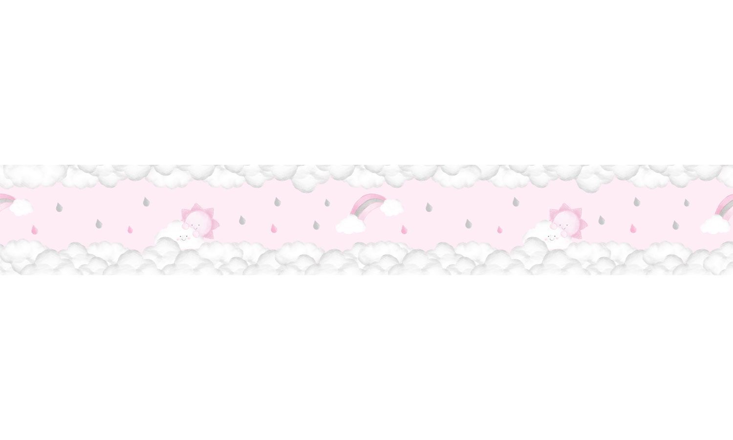 Faixa Adesiva de Parede Solzinho nas Nuvens — vista alternativa