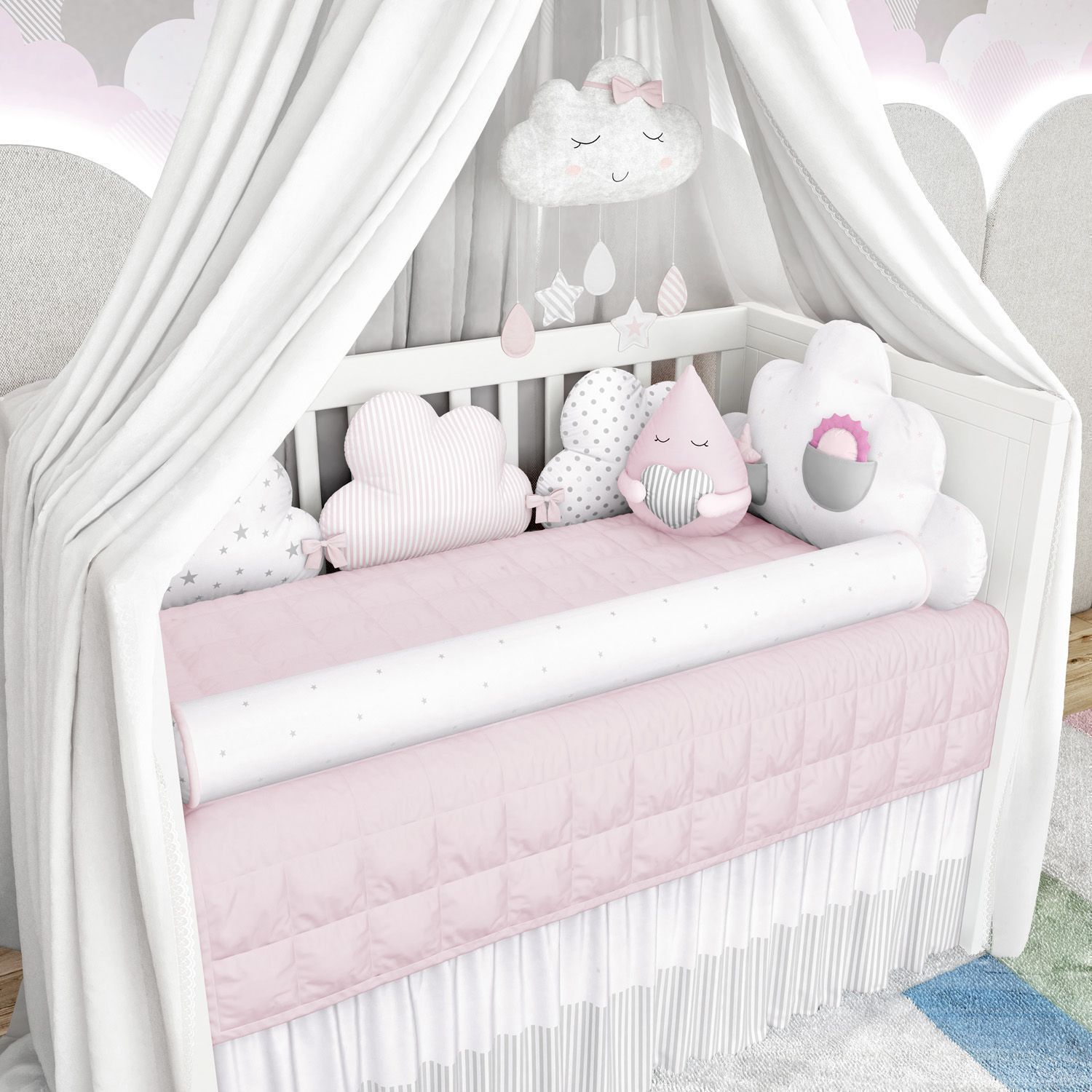 Kit Berço Nuvem de Algodão